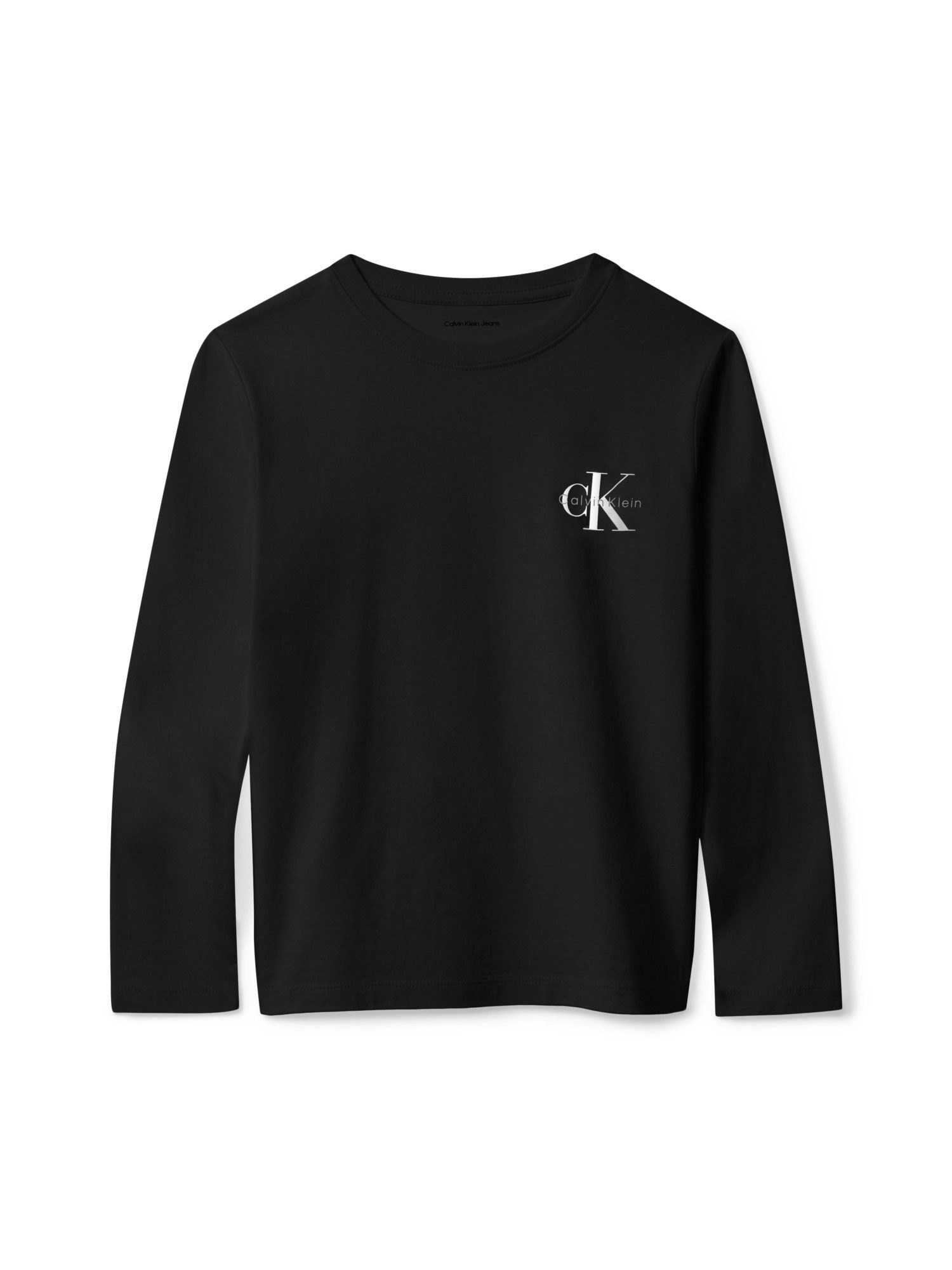 Calvin Klein Shirt met lange mouwen Chest Monologo Ls T-Shirt