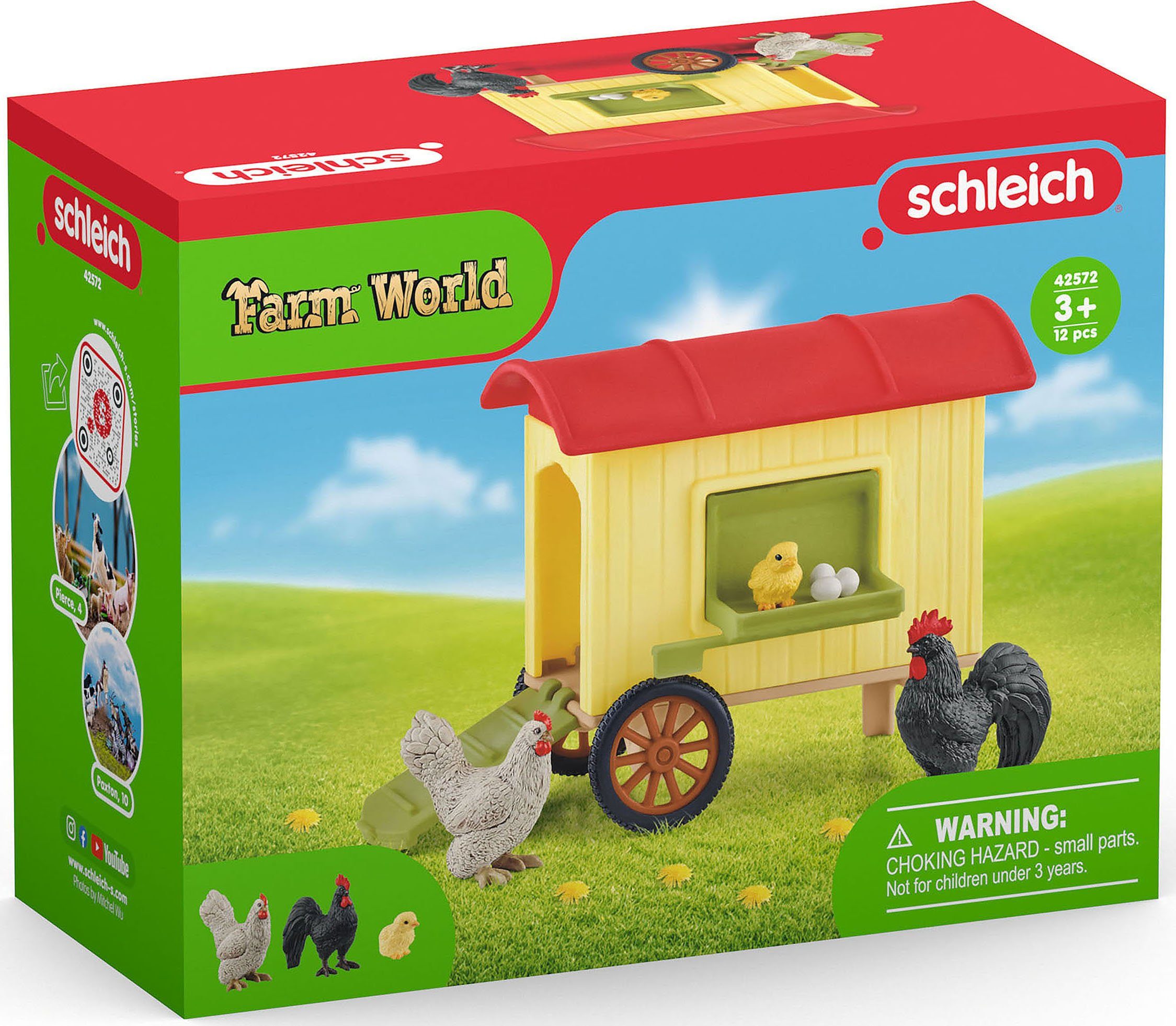 Schleich® Speelwereld Farm World, kippenhok (42572)