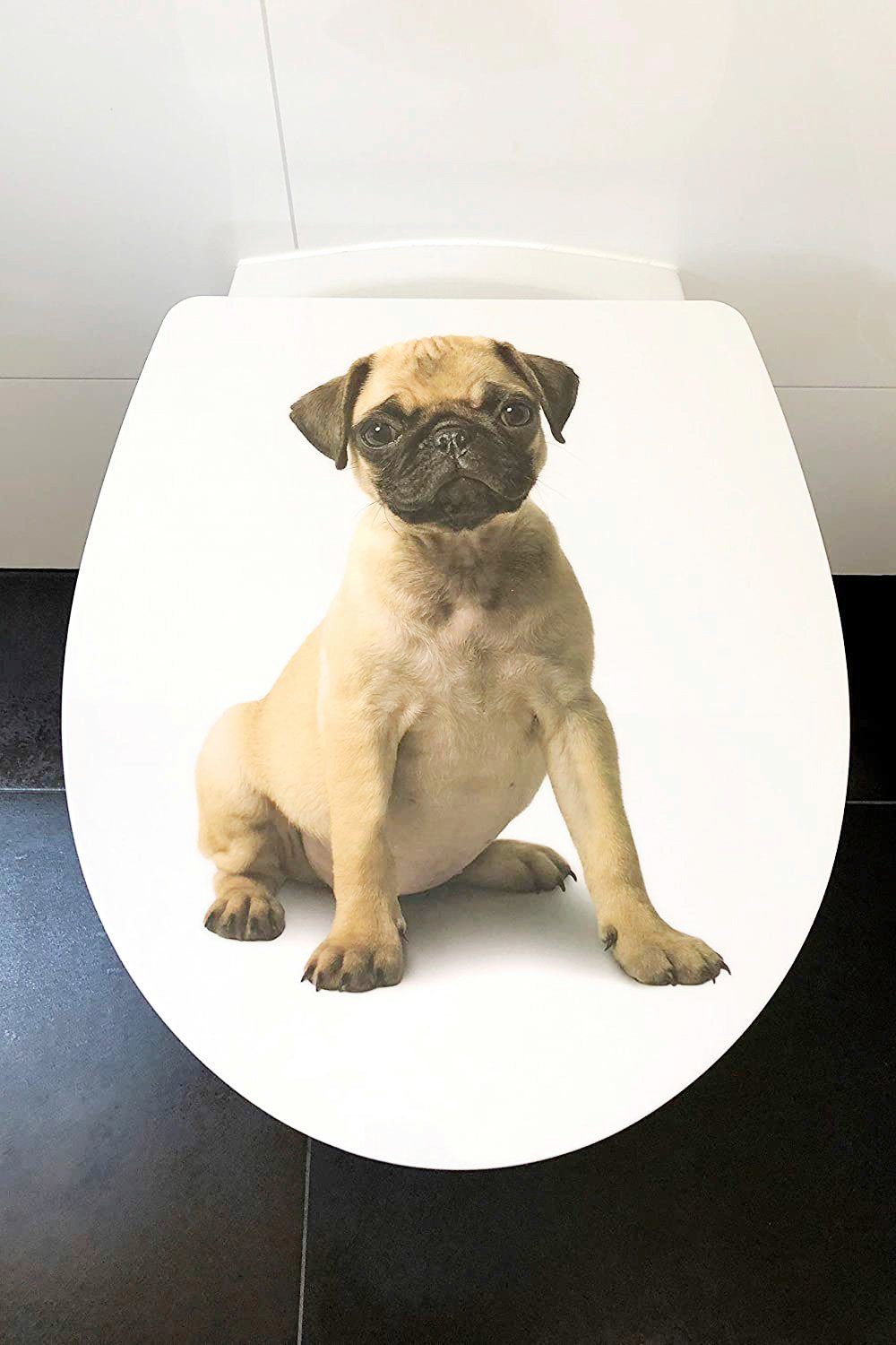 ADOB Toiletzitting Mop Soft-closemechanisme, voor het schoonmaken met één druk op de knop afneembaar