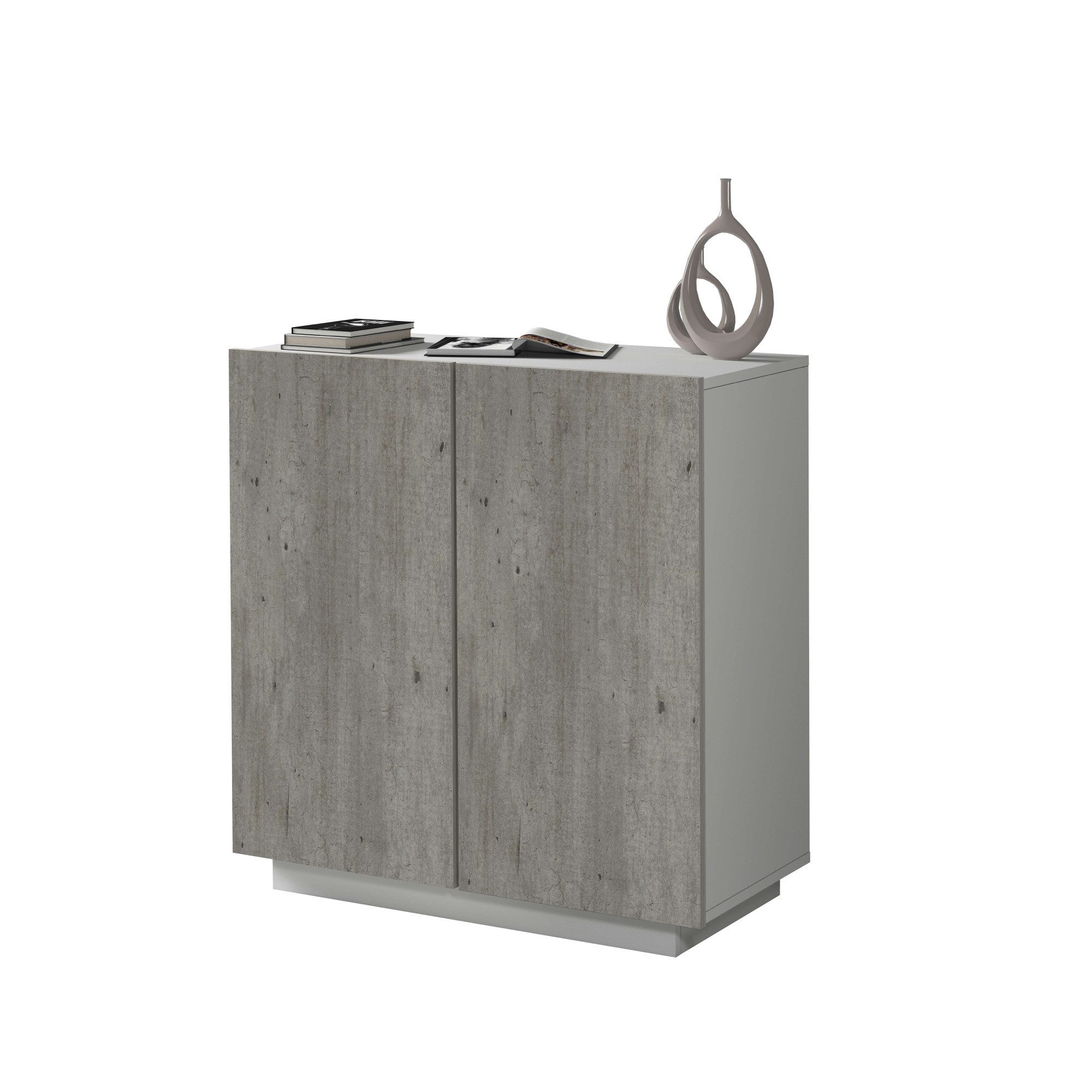 INOSIGN Archiefkast Coro, Multifunctionele kast, Bureaukast met 2 deuren & verstelbare legplanken, hoogte 86 of 166 cm, made in italy bijzetkastjes