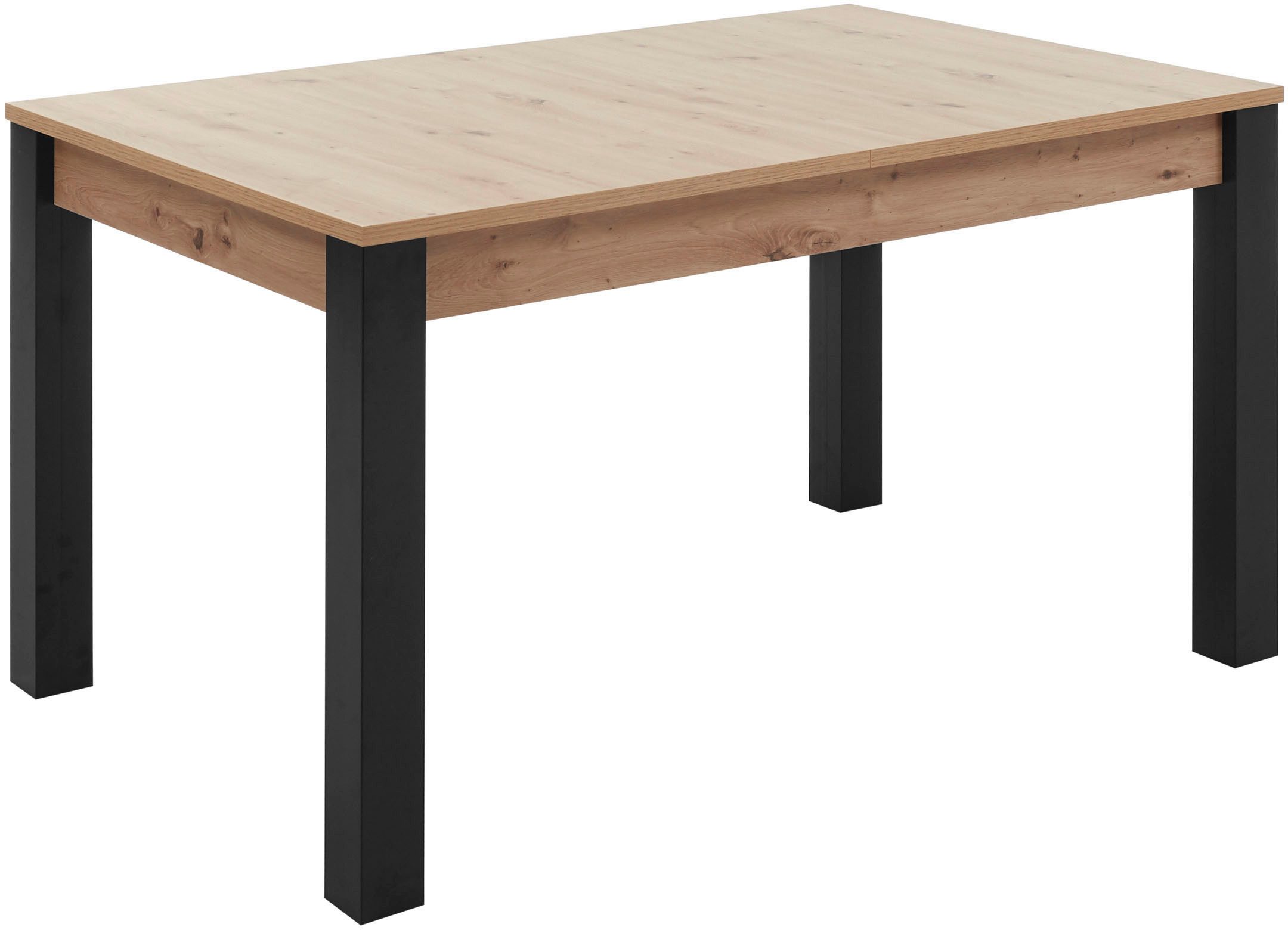 Stolkom Eettafel LUCAS, TOPSELLER! 140-210 cm uitschuifbaar, tafel in eiken artisan decor