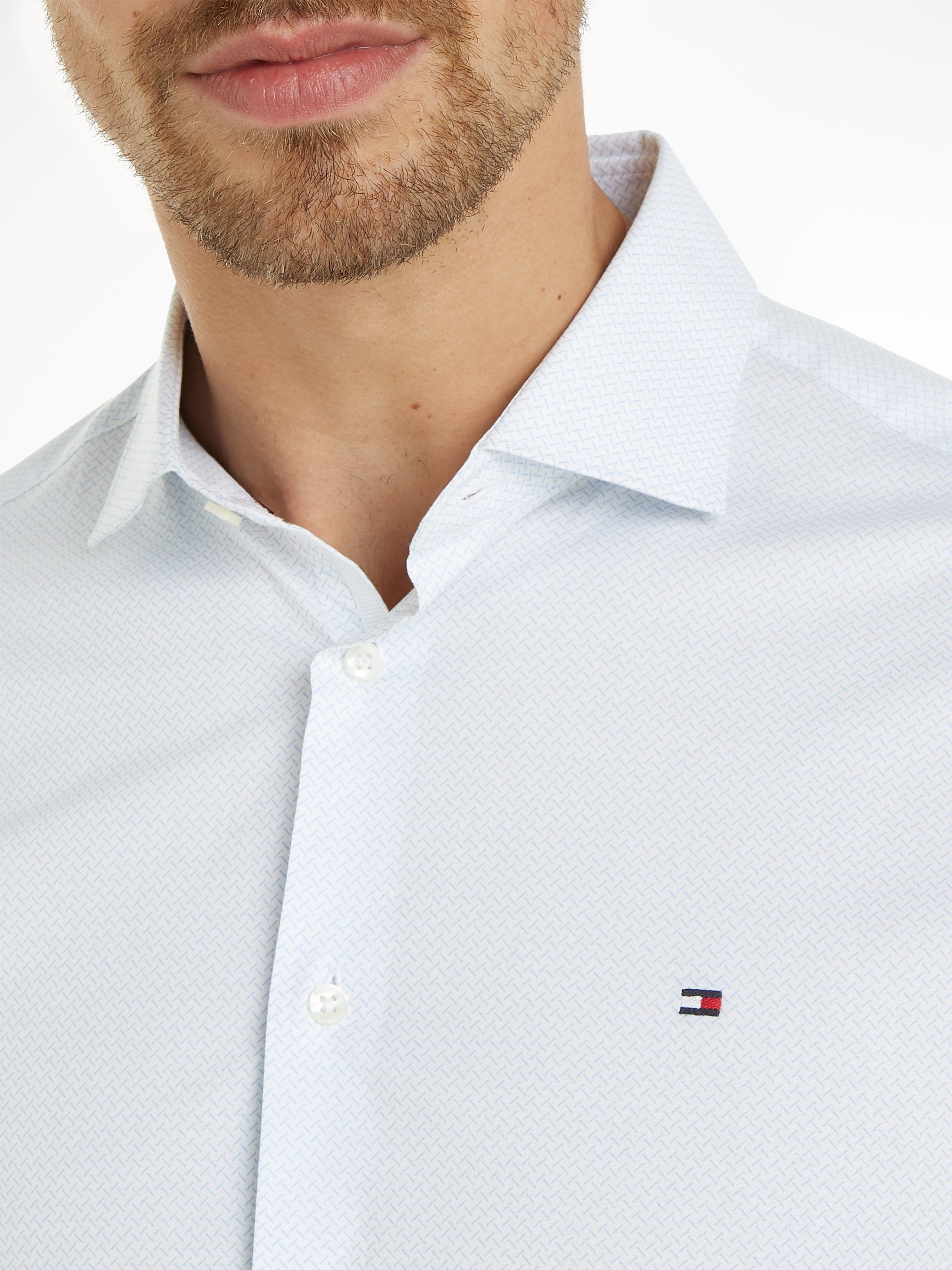 Tommy Hilfiger Businessoverhemd CL STRETCH MICRO PRINT SF SHIRT