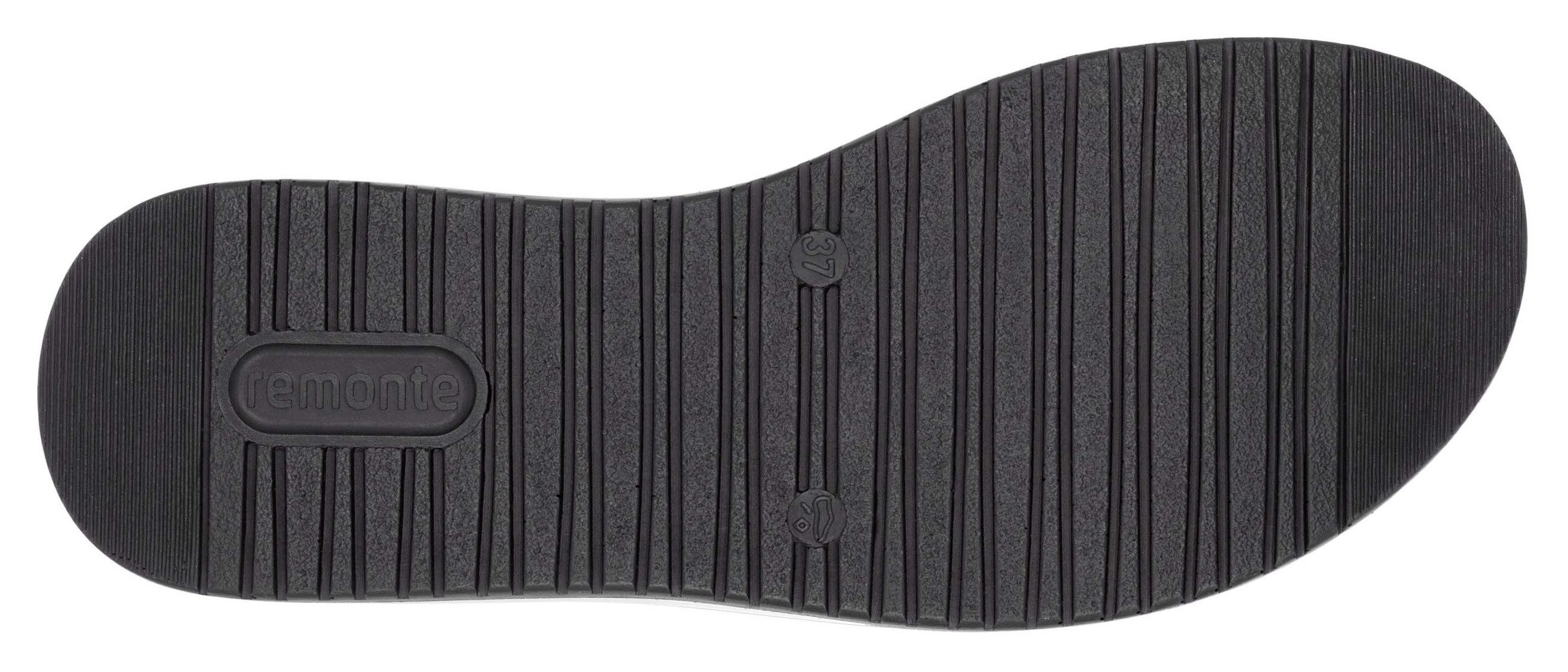 Remonte Slippers , sleehak, zomerschoen, slippers met praktische elastische rand