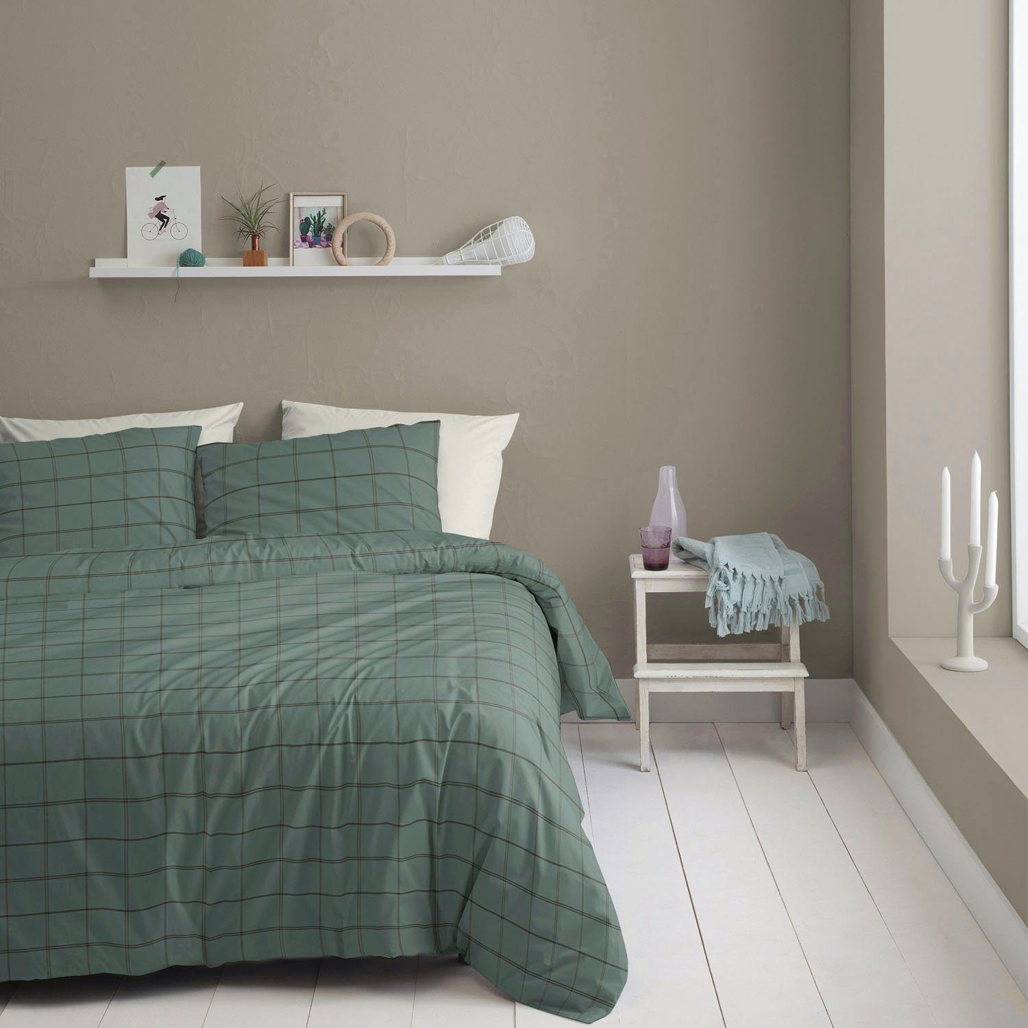 Cinderella Overtrekset Kody met geruit patroon