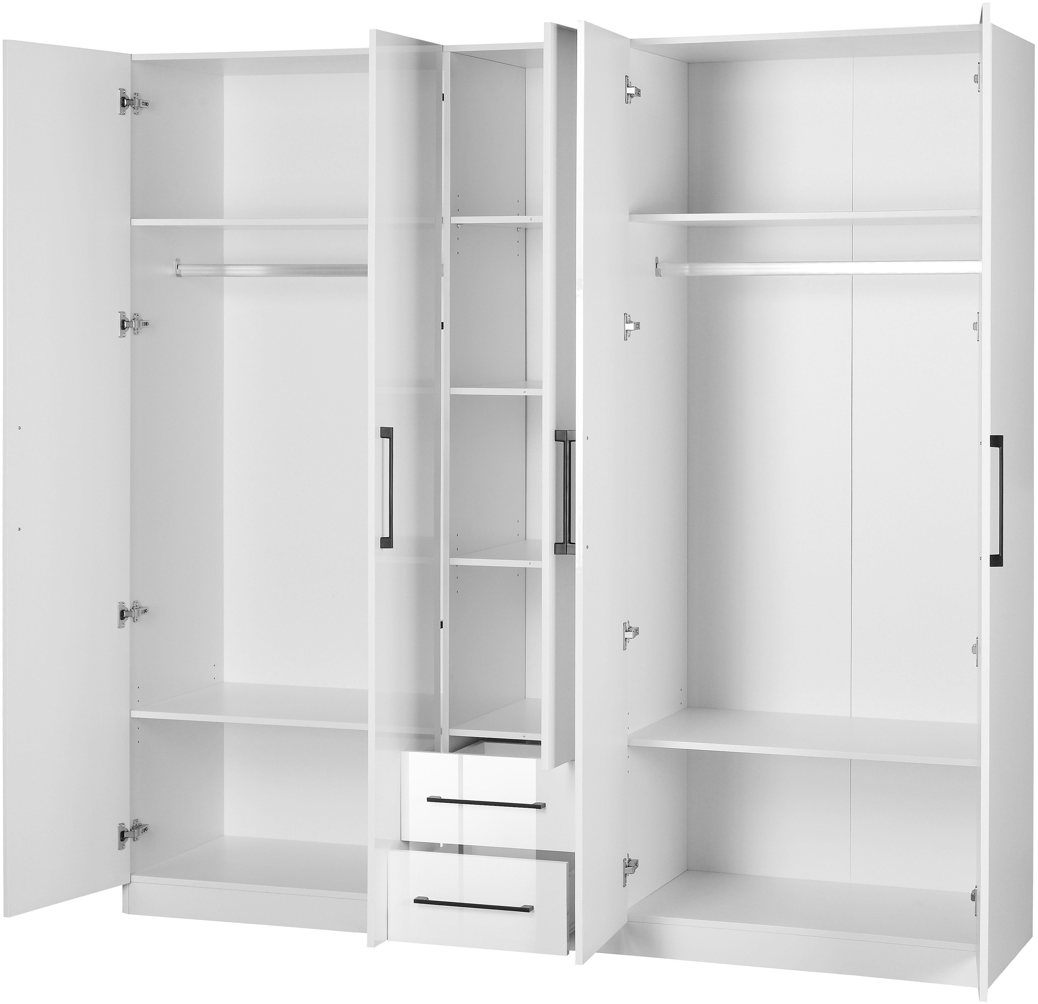 INOSIGN Kledingkast Sylt slaapkamerkast garderobe kast TOPSELLER in hoogglans wit