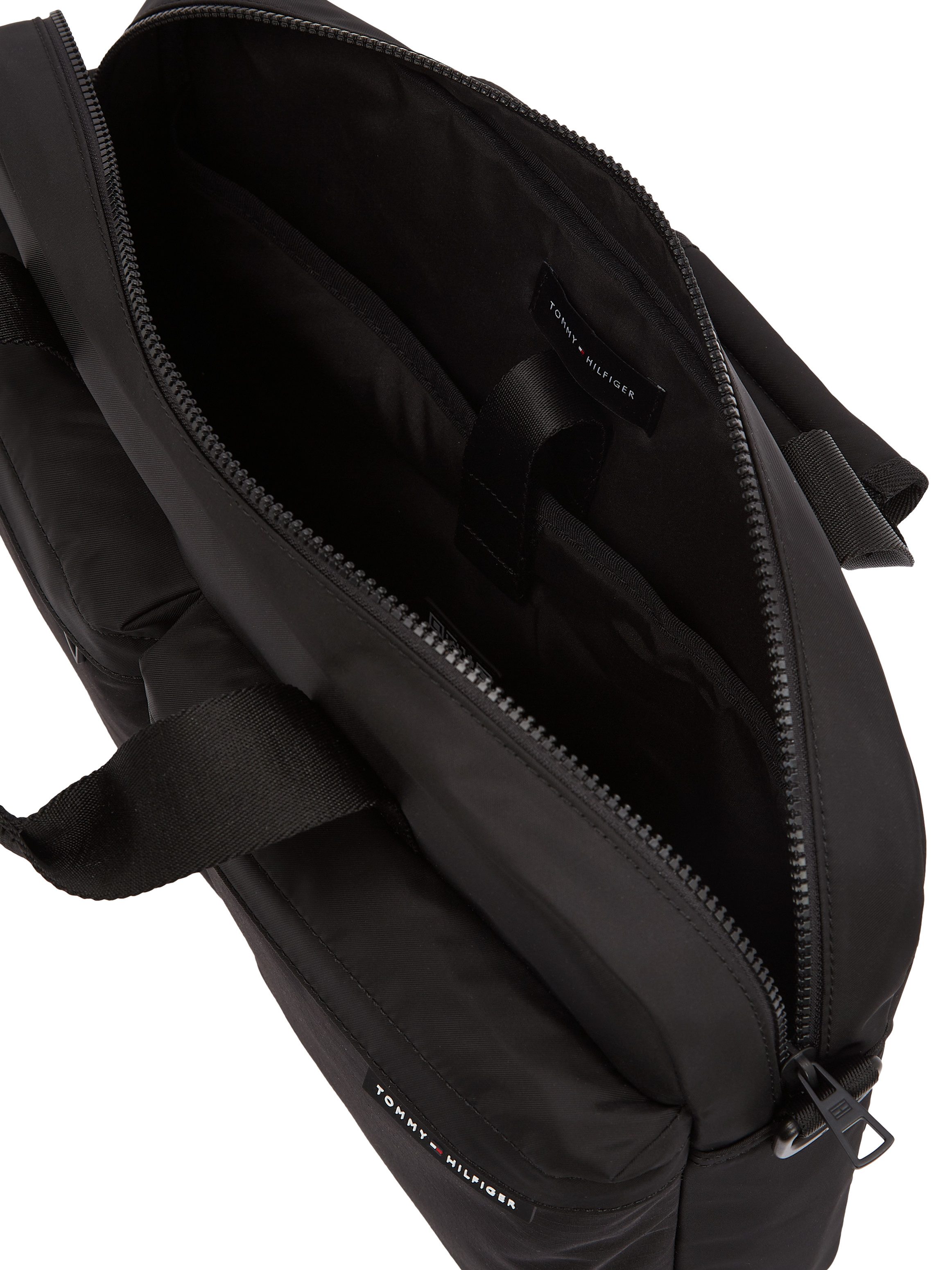 Tommy Hilfiger Laptoptas TH ELEMENT REPREVE COMPUTER BAG , heren messenger bag, handtas, schoudertas met rits