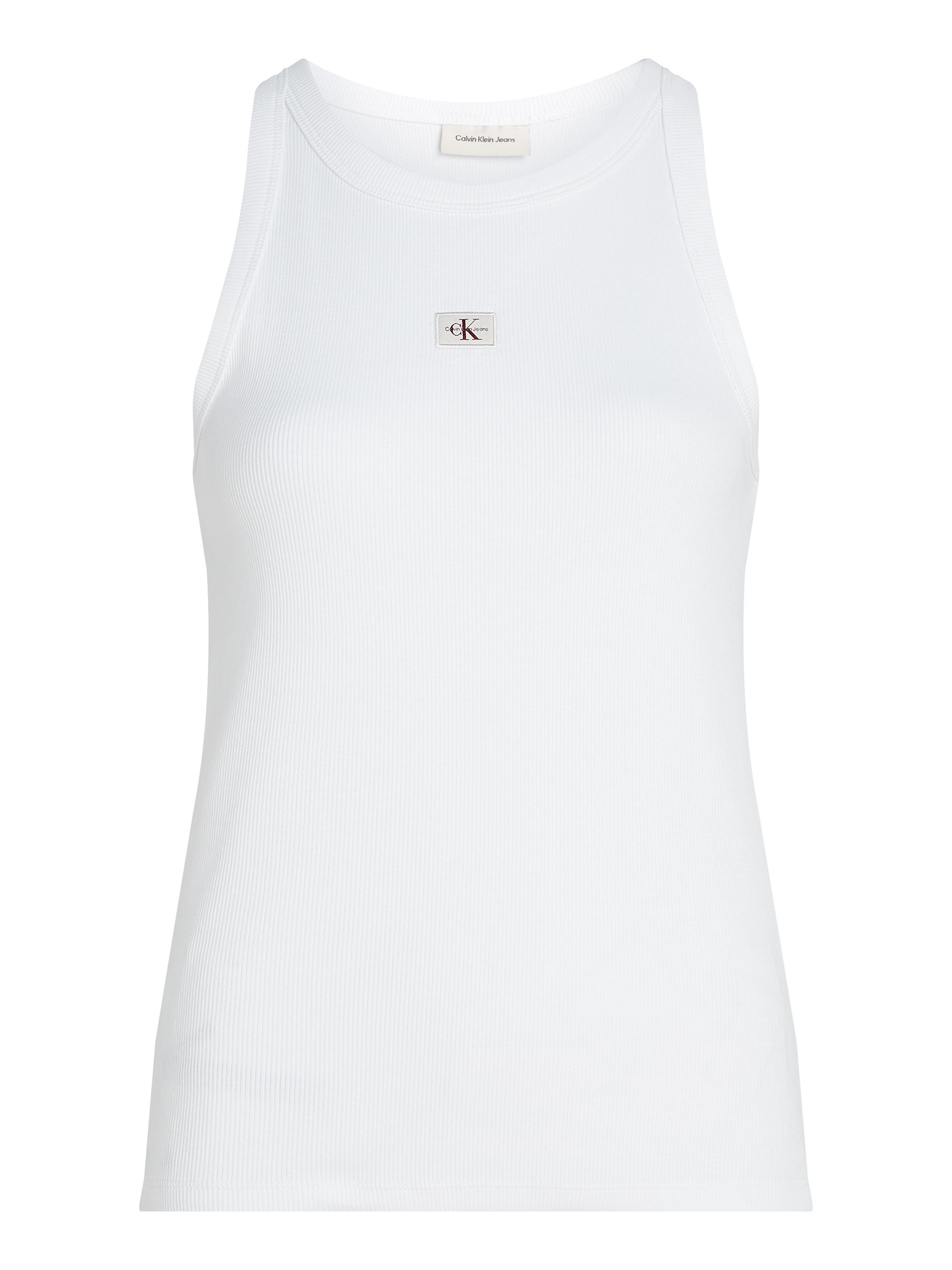 Calvin Klein Jeans Plus Tanktop PLUS WOVEN LABEL RIB TANK TOP