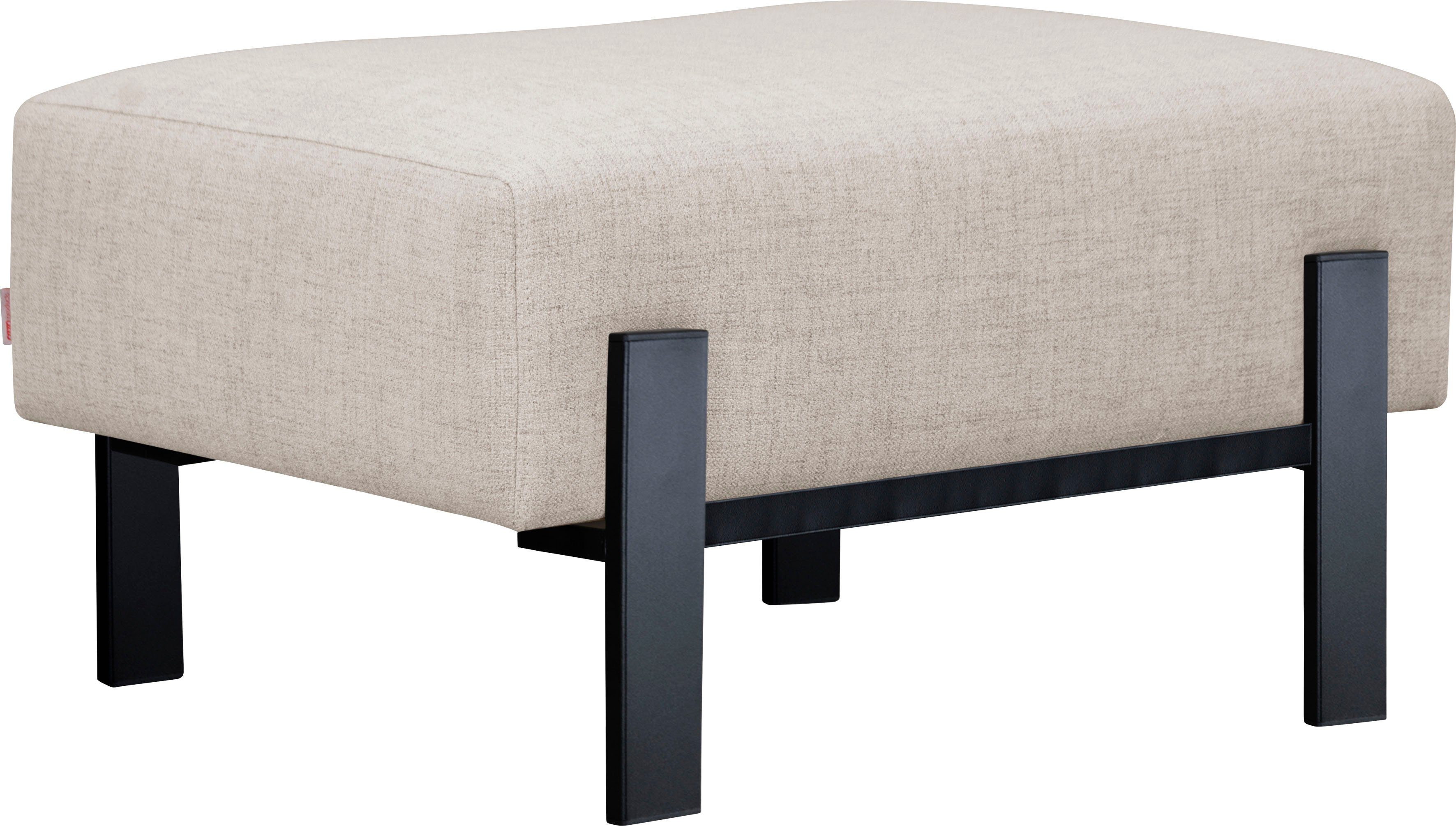 OTTO products Hocker Enno Verschillende stofkwaliteiten: katoen met linnen, gerecycled polyester van