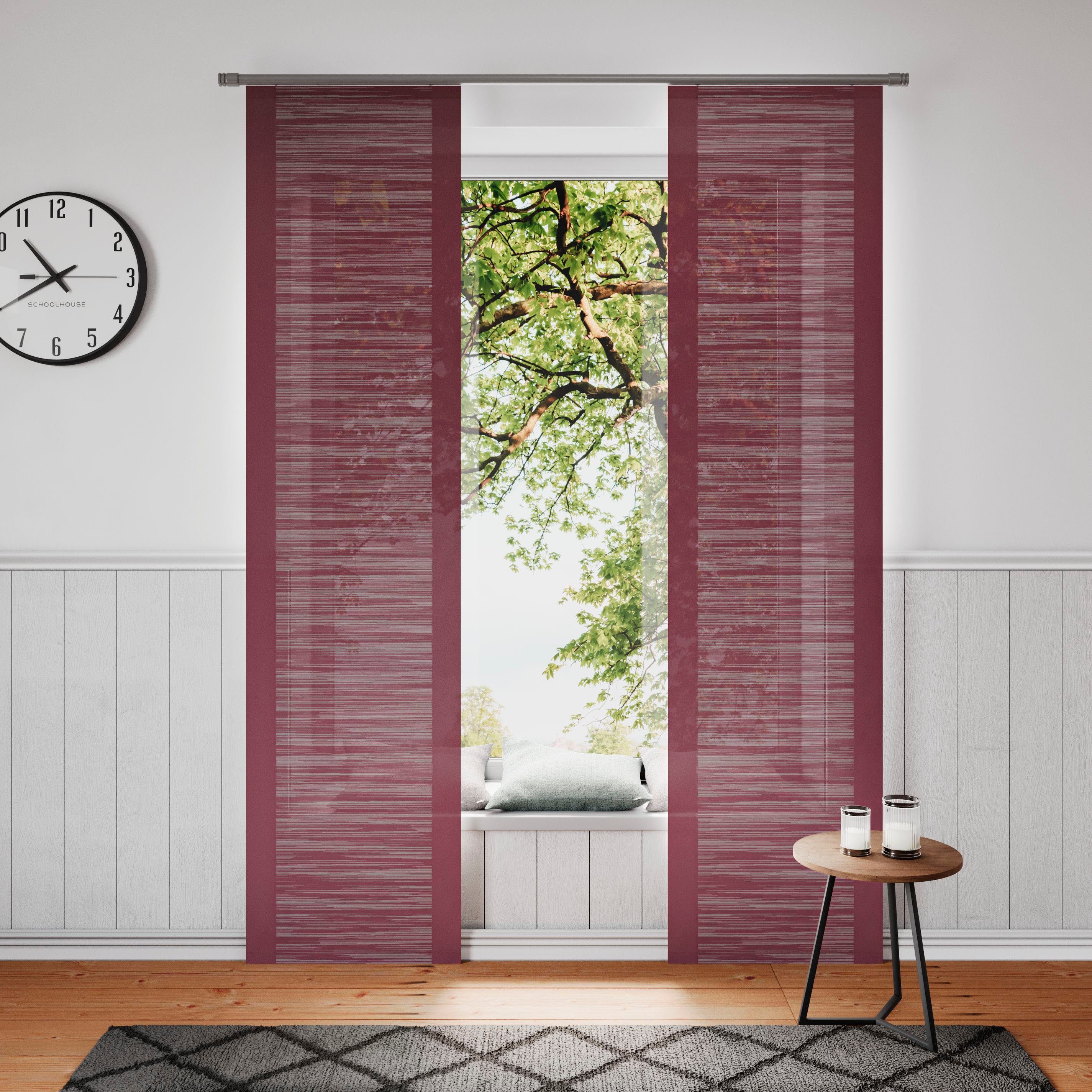 Neutex for you! Paneelgordijn Padova inclusief bevestigingsmateriaal, breedte: 57 cm (1 stuk)