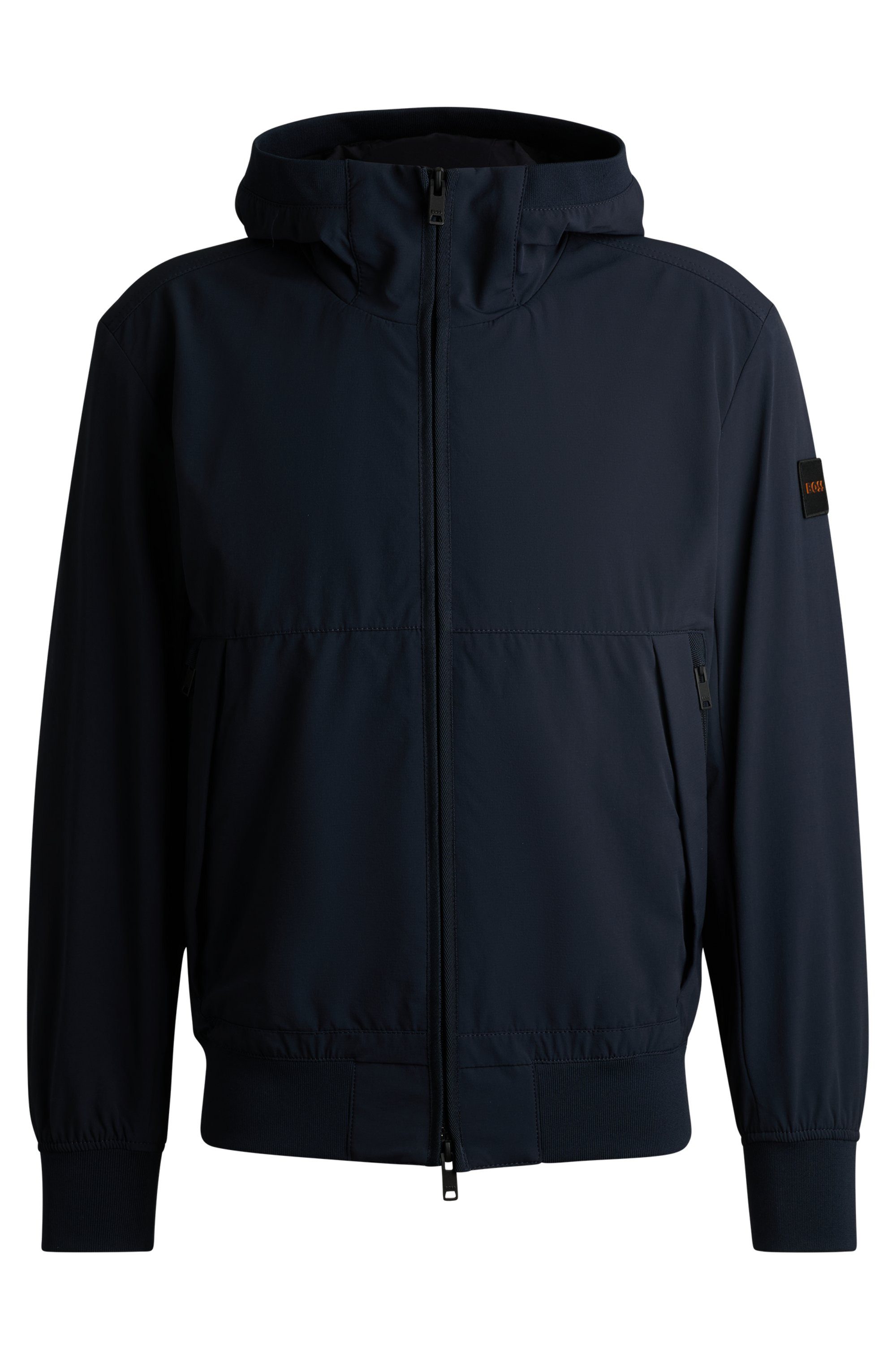Boss Orange Outdoorjack Oloco met een capuchon