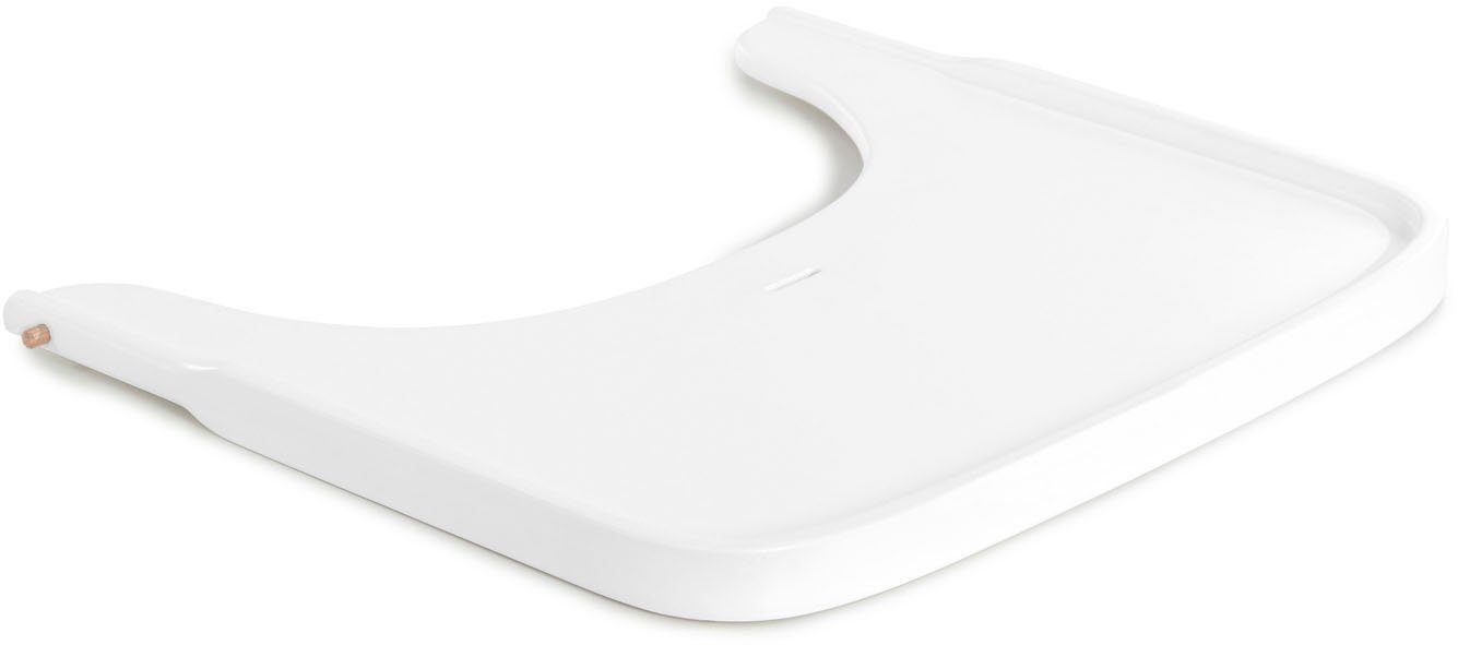 Hauck Kinderstoeltafeltje Alpha Houten Tray Eetplank, wit voor kinderstoelen alpha+ en alpha+ select accessoires wit