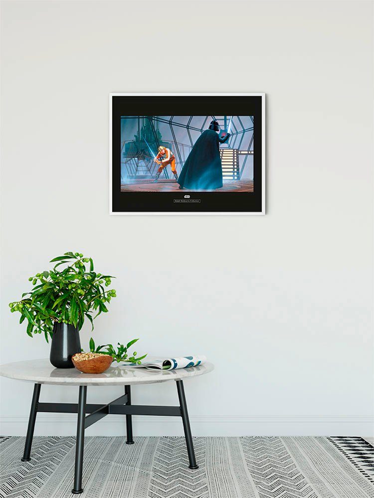 Komar Wanddecoratie Star Wars Classic RMQ Vader luik Carbonit Room Wanddecoratie voor de kinderkamer - zonder lijst (1 stuk)
