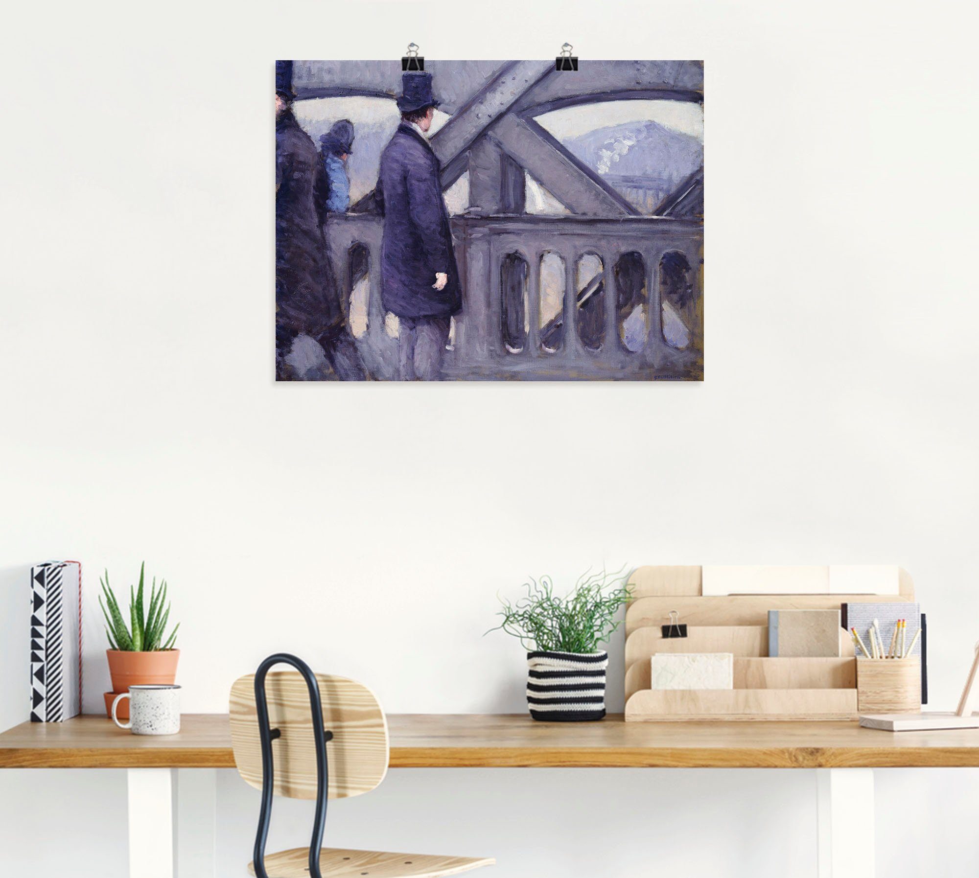 Artland Artprint Europabrug. 1876 als artprint op linnen, muursticker of poster in verschillende maten