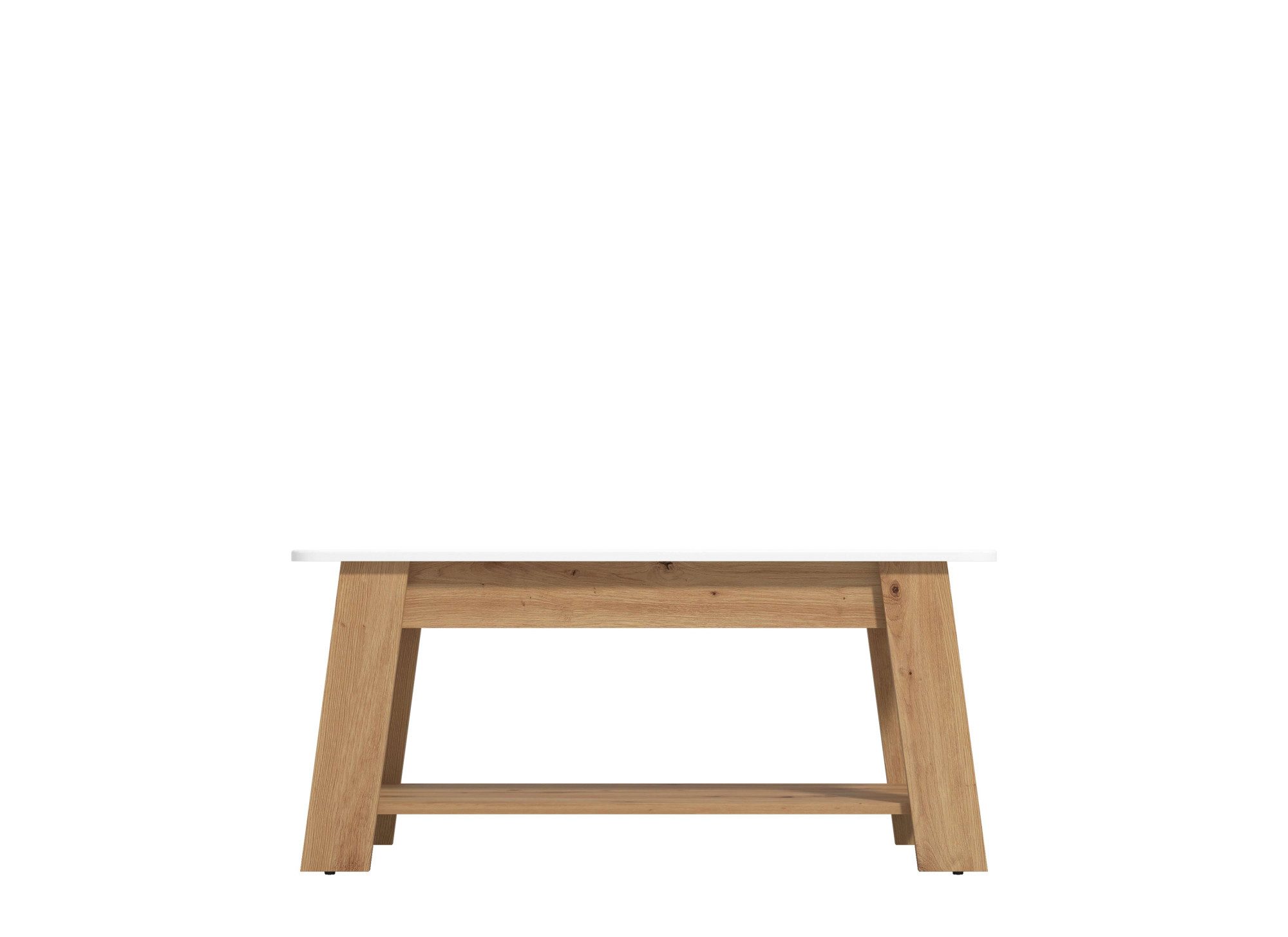 Home affaire Salontafel Piave salontafel, 101 cm, in trendy kleuren, modern met plank, rechthoekig, artisan eik, ideaal voor kleine ruimtes