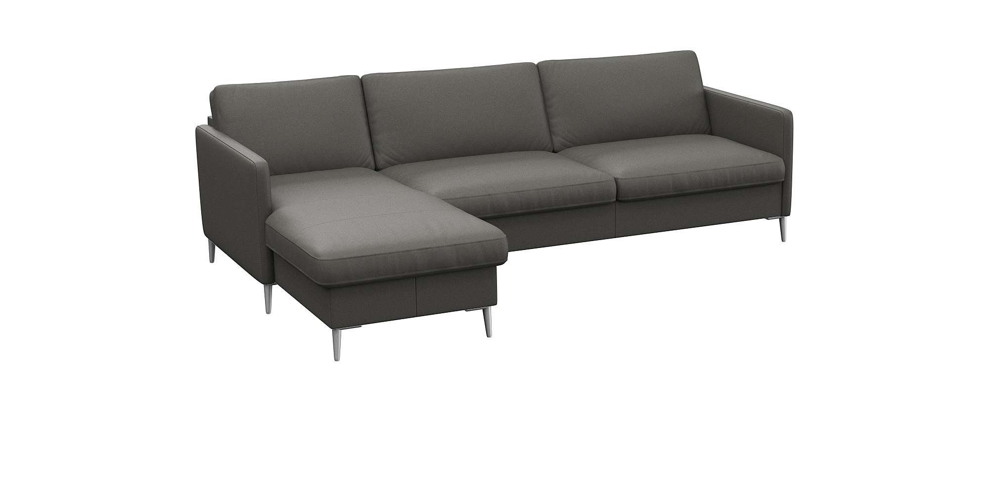 FLEXLUX Hoekbank Fiore, L-vorm, comfortabel en aangenaam door hoogwaardige zitopbouw