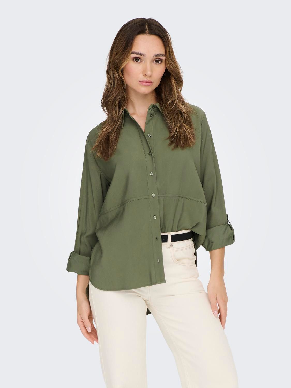 JDY Overhemdblouse JDYOLLI L/S LONG SHIRT WVN NOOS