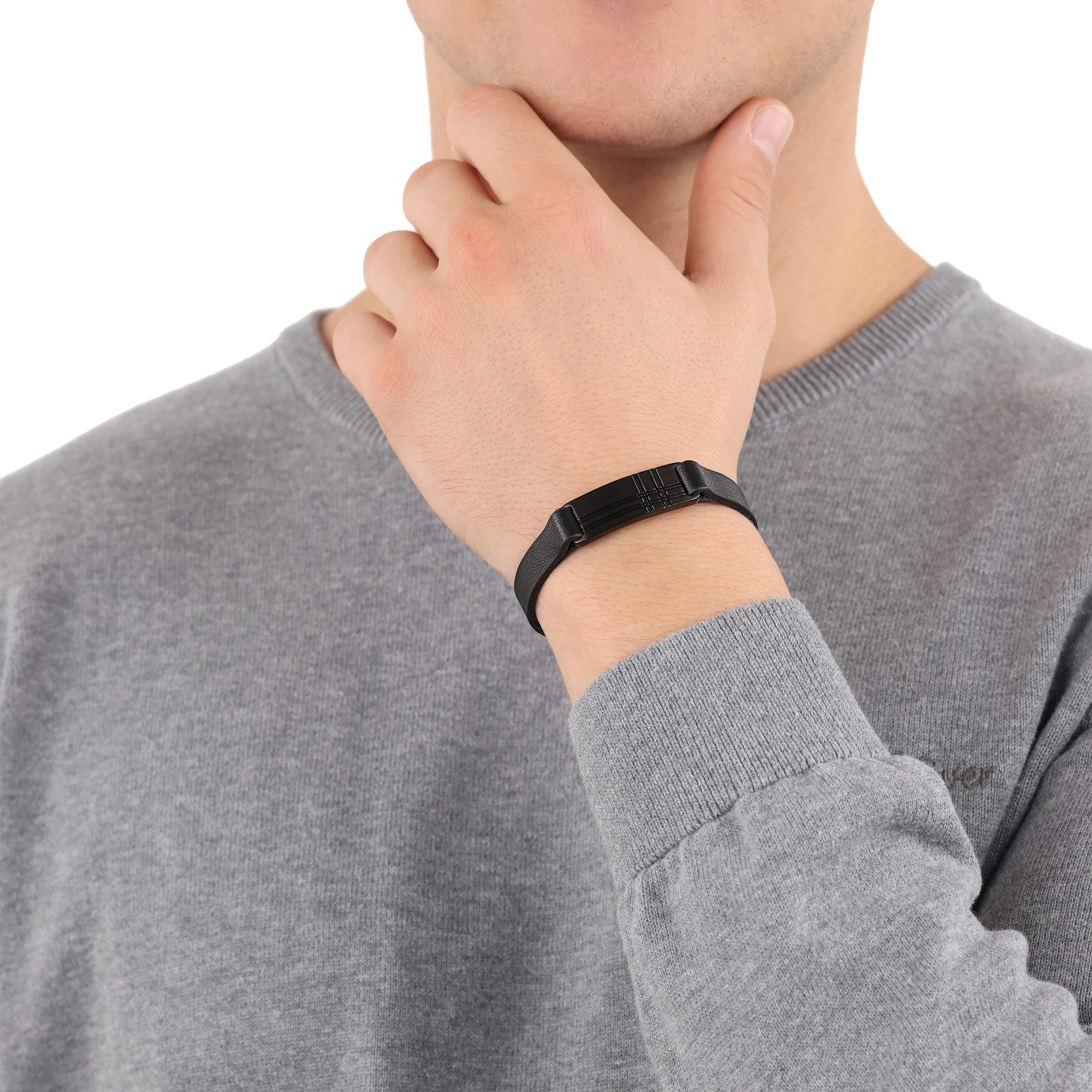 s.Oliver Leren armband 2039737