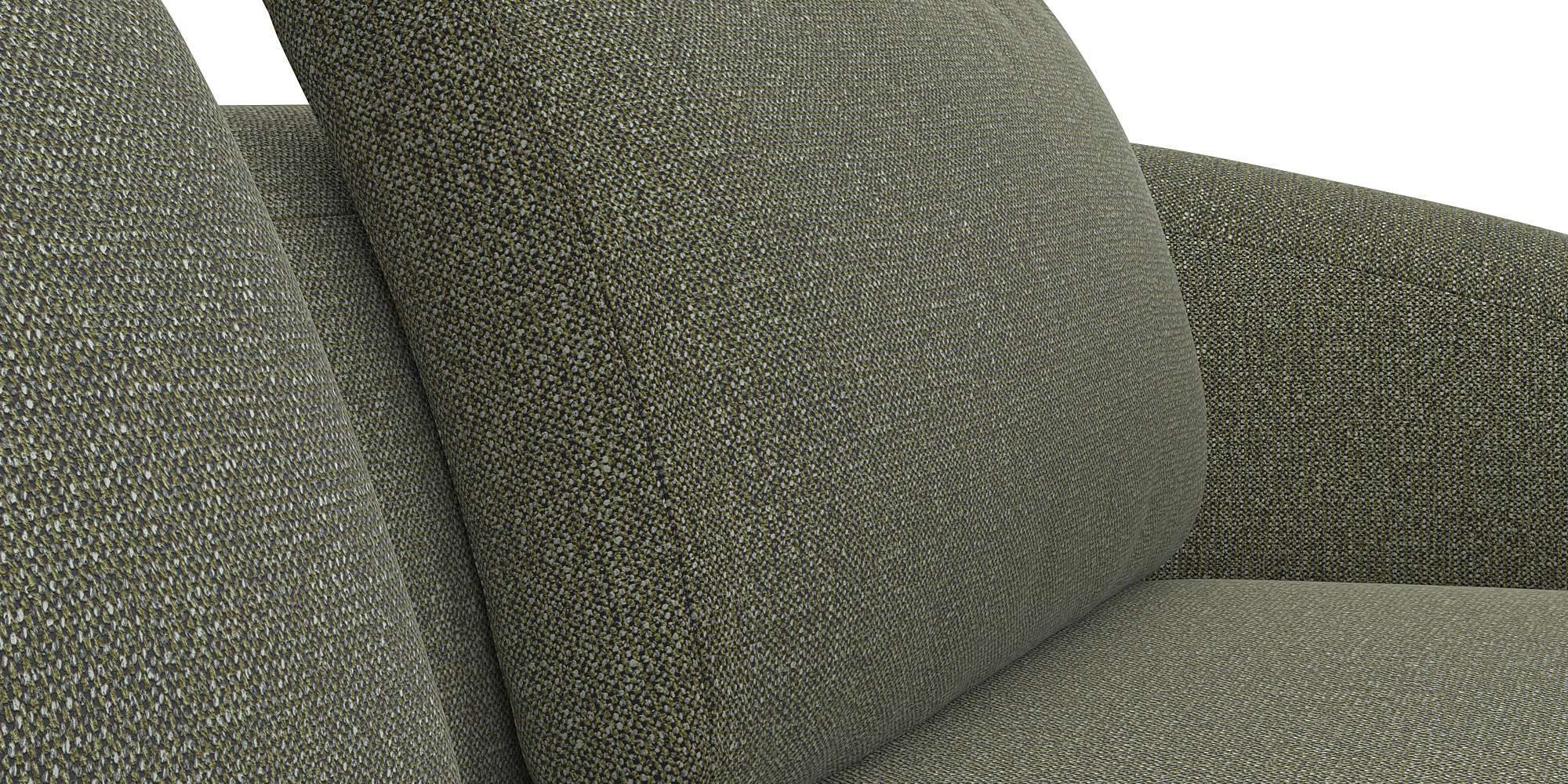 FLEXLUX Zithoek Torino, rond, L-vorm, bankhoek met recamière, longchair-sofa