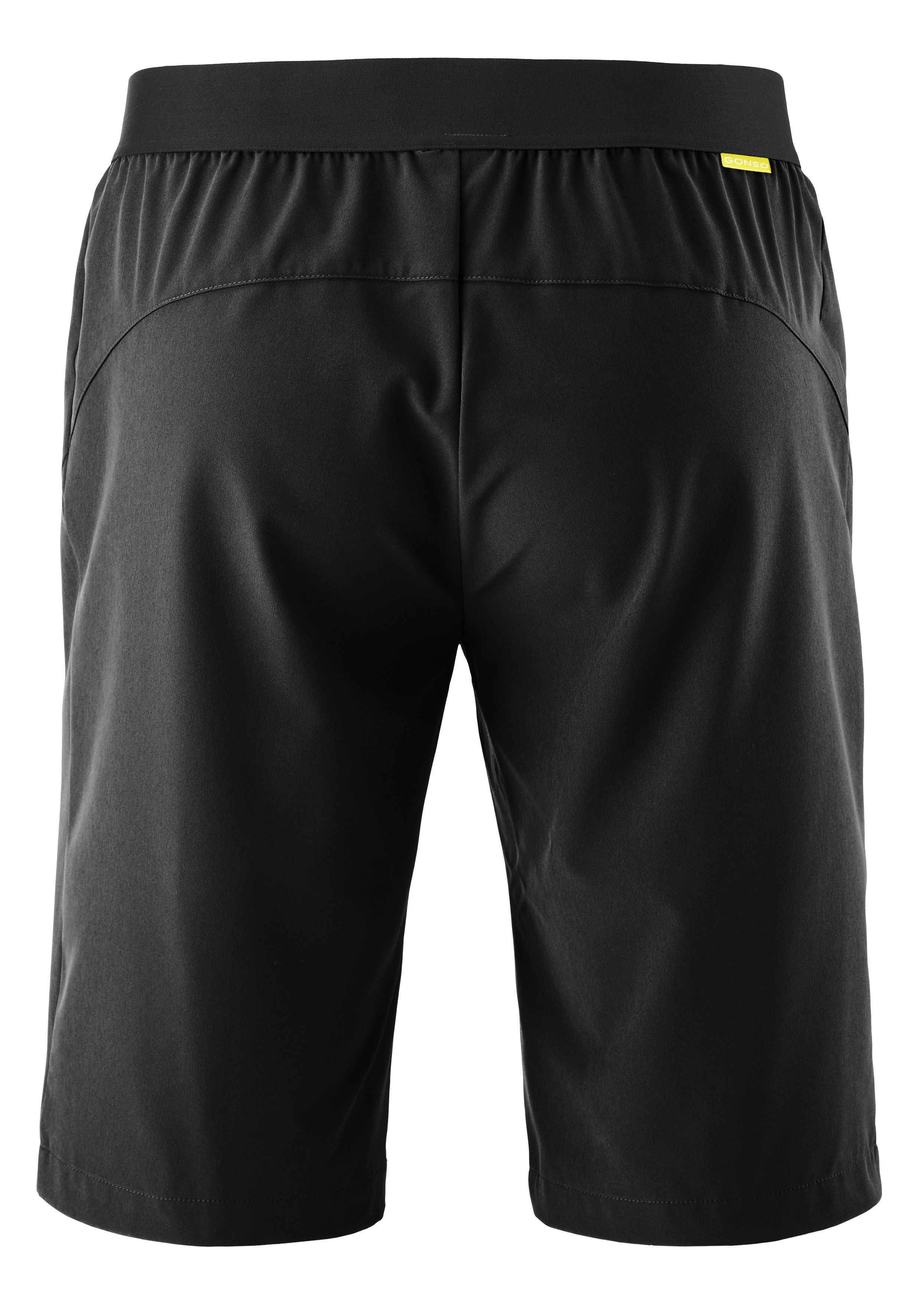 Gonso Fietsbroek SIMPLITO Heren bike-shorts, lichte fietspants met elastische band en ritszak
