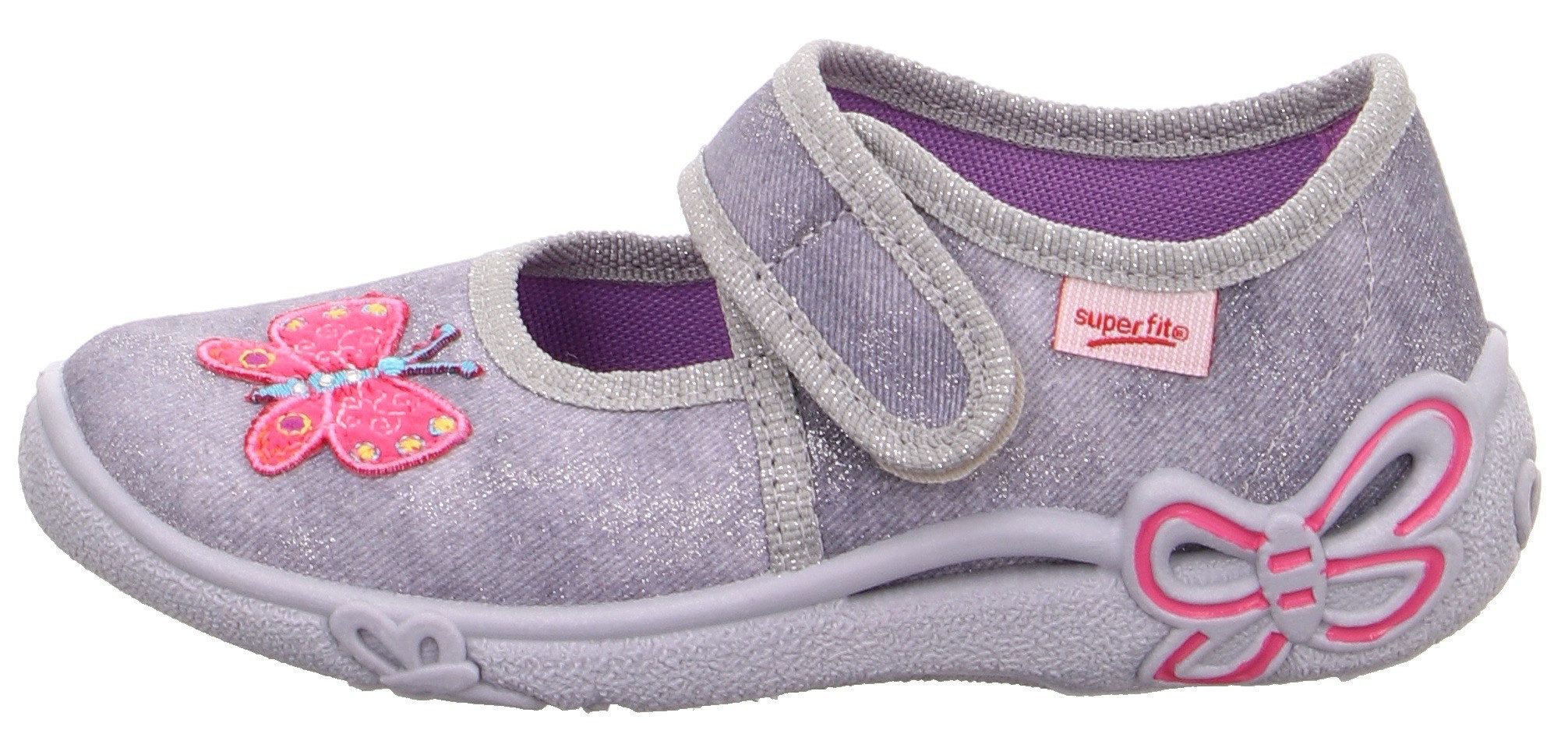 Superfit Pantoffels BELINDA WMS: middel Kinderschoen met motiefdruk, maat sjabloon om te downloaden