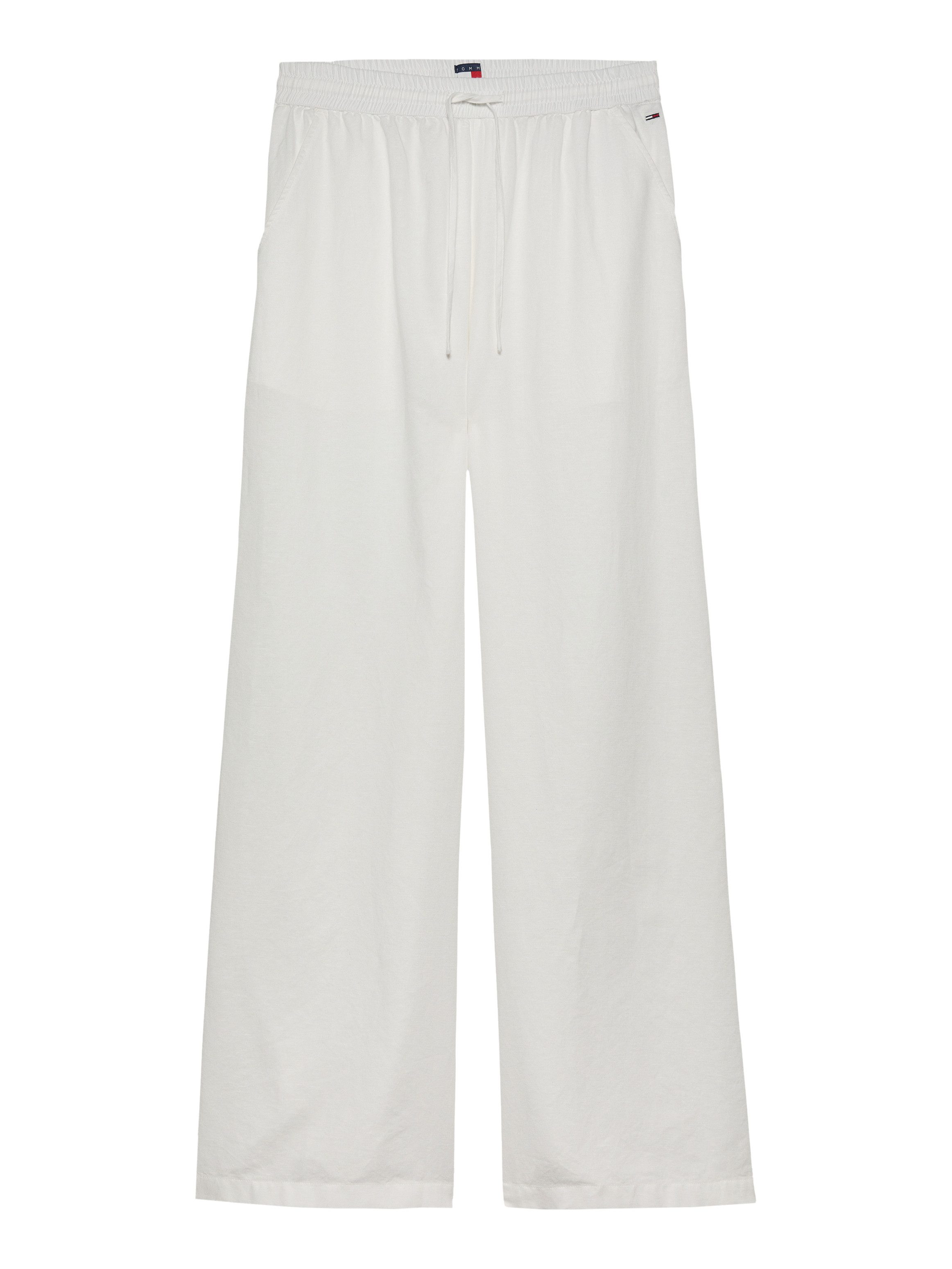 TOMMY JEANS Geweven broek TJW LINEN PANT met geborduurd logo