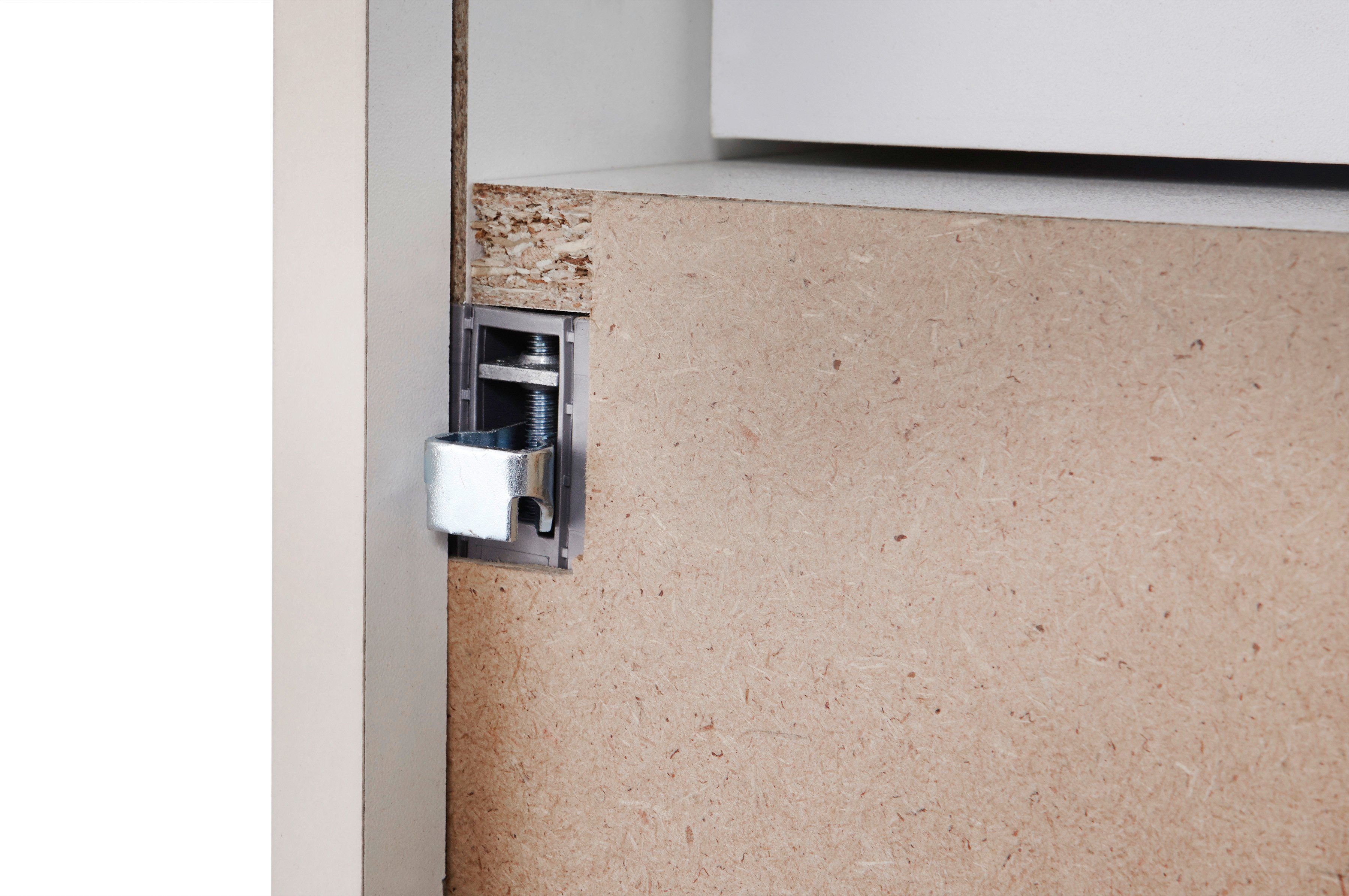 welltime Halfhoge kast Jaca Breedte 30 cm, met MDF-hoogglansfronten