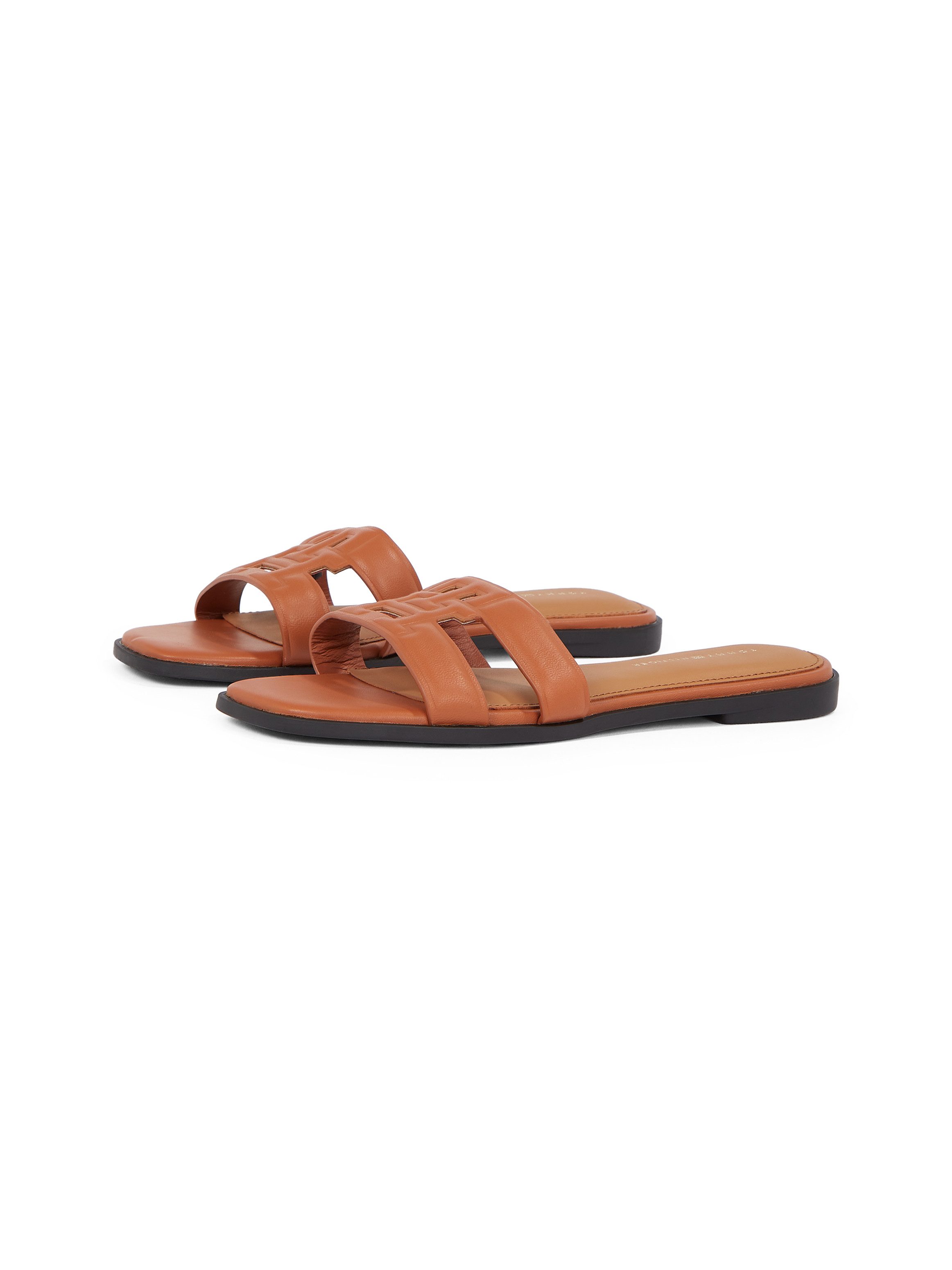 Tommy Hilfiger Slippers TH LOGO STRAP MULE , comfortabele schoen, zomerschoen, flats met th-logo