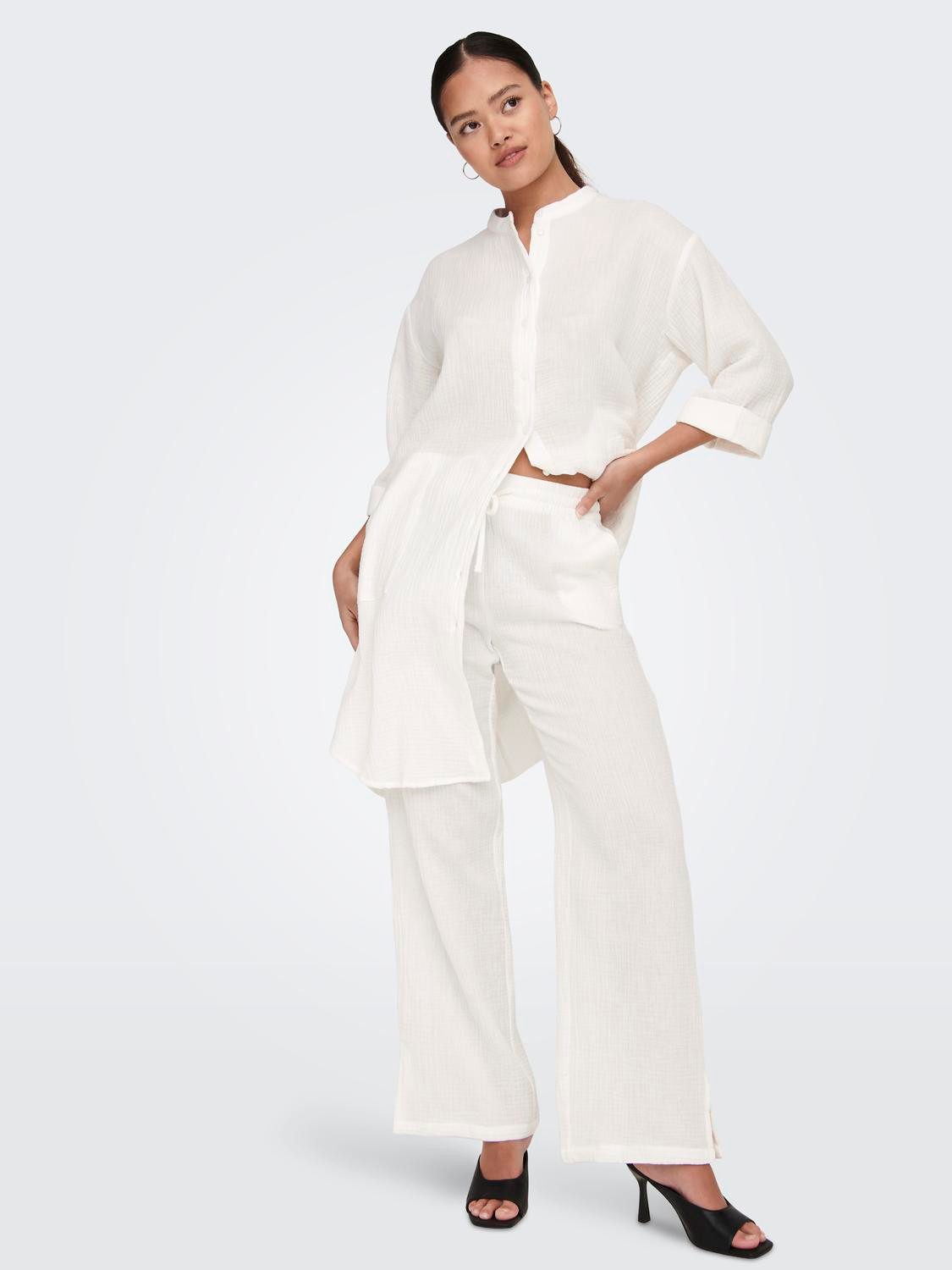 JDY Comfortbroek THEIS LIFE WIDE SLIT PANT WVN NOOS