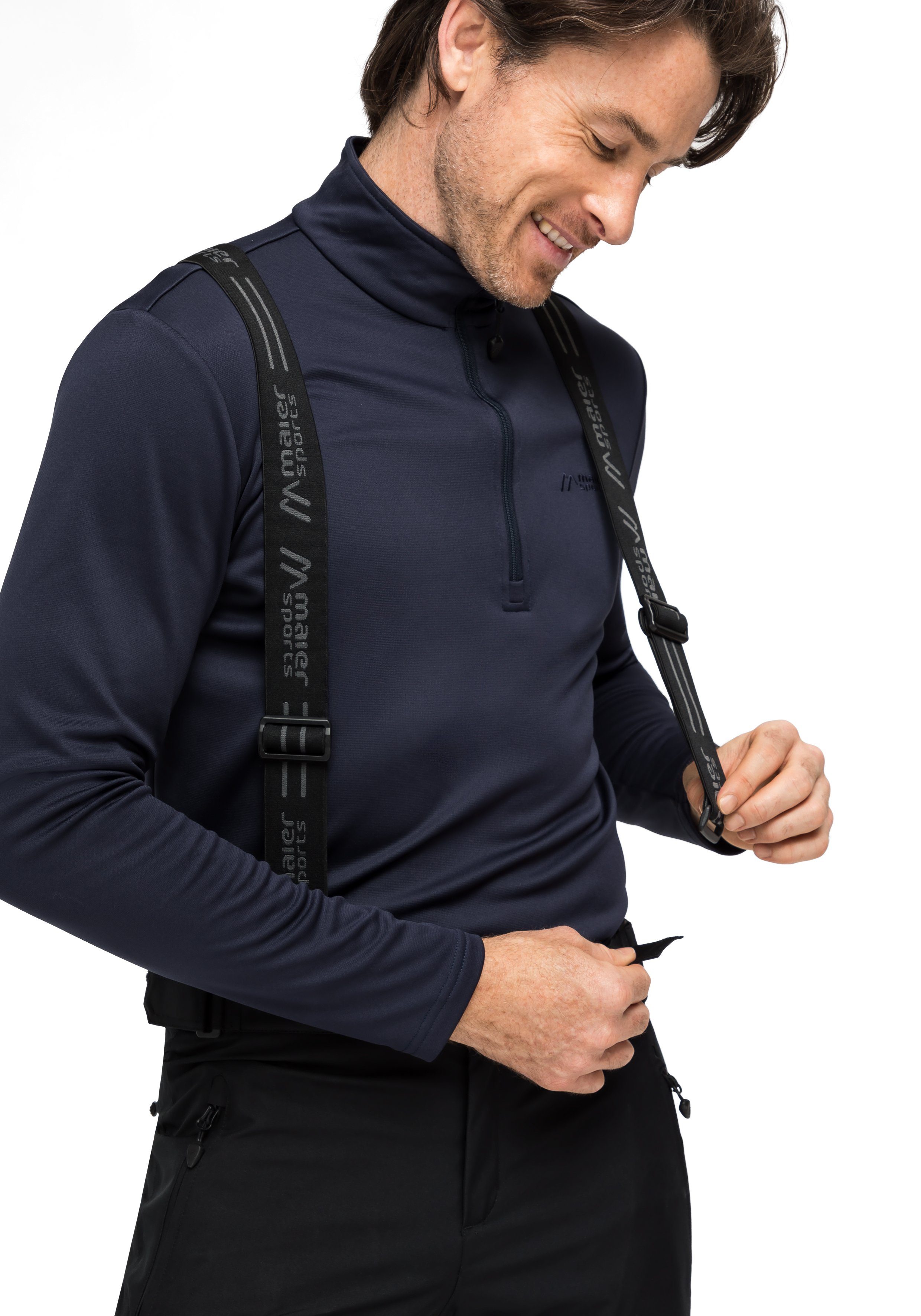 Maier Sports Skibroek Anton light Heren sneeuwbroek met bretels, wind/waterdicht, regular fit