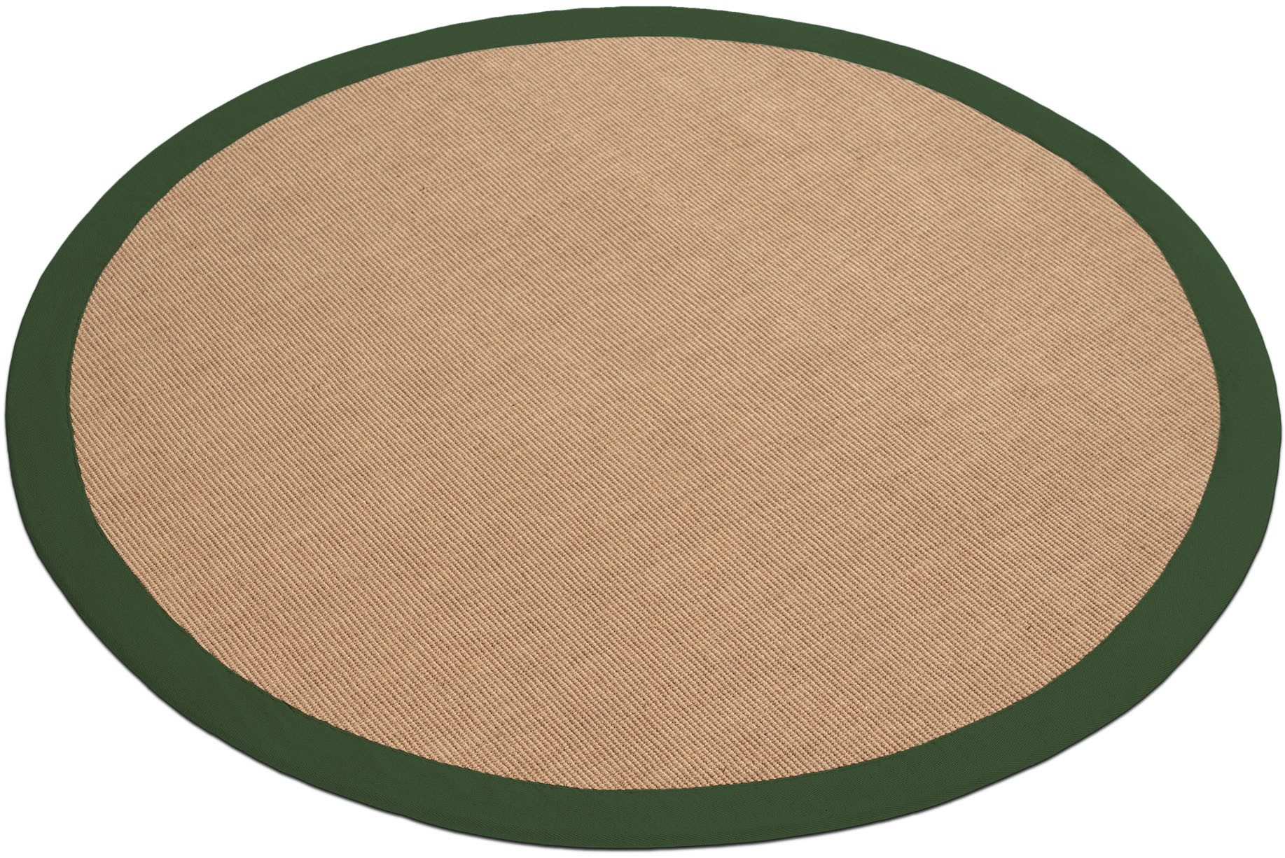 carpetfine Sisalkleed Sisal met gekleurd randdessin, antislip achterzijde