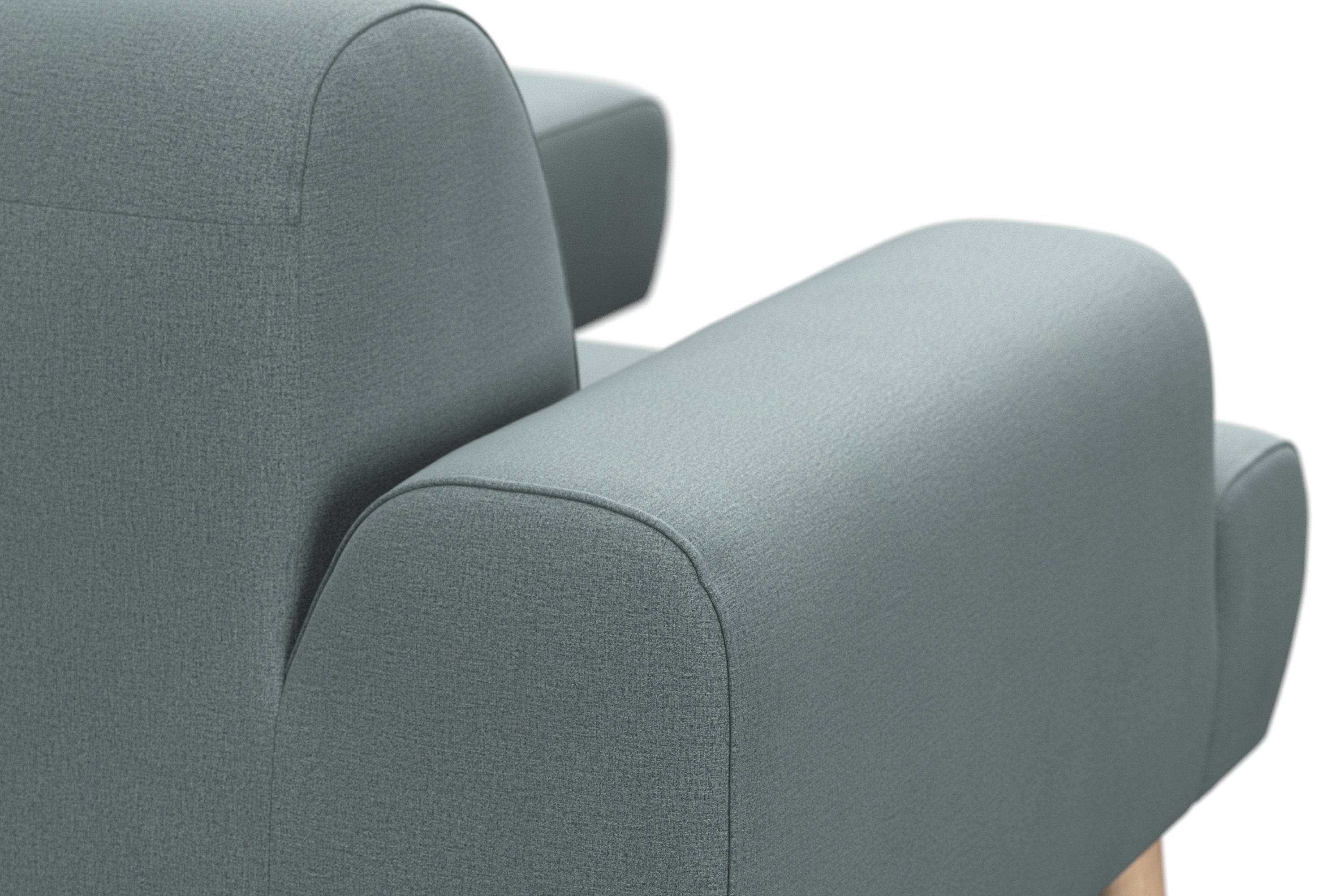 andas Hoekbank Swift Scandic Design, comfortabele binnenvering, Breedte 192cm, L-vorm
