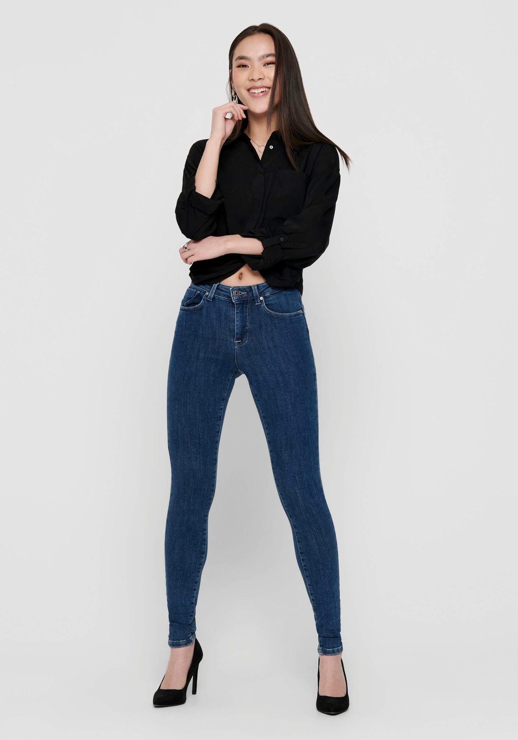 Only Skinny fit jeans ONLPOWER LIFE MID PUSH UP