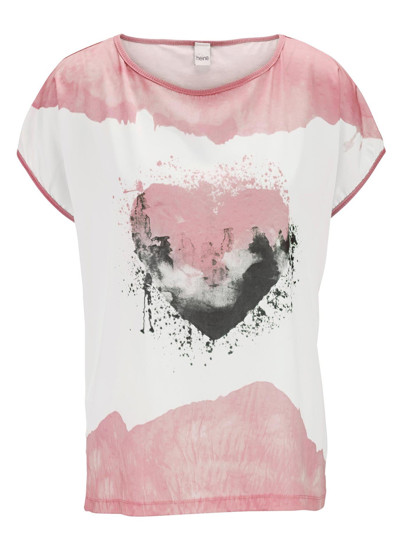heine Shirt met ronde hals Gedessineerd shirt (1-delig)
