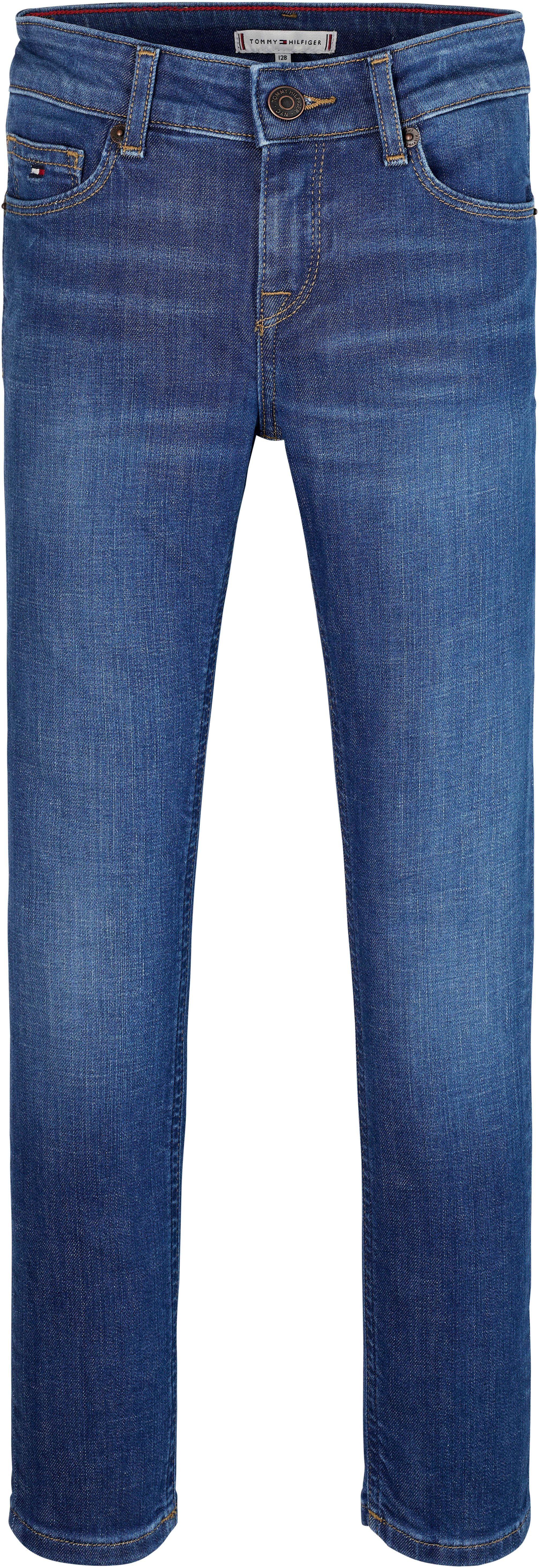 Tommy Hilfiger Slim fit jeans NORA DARK WASH in blauwe wassing