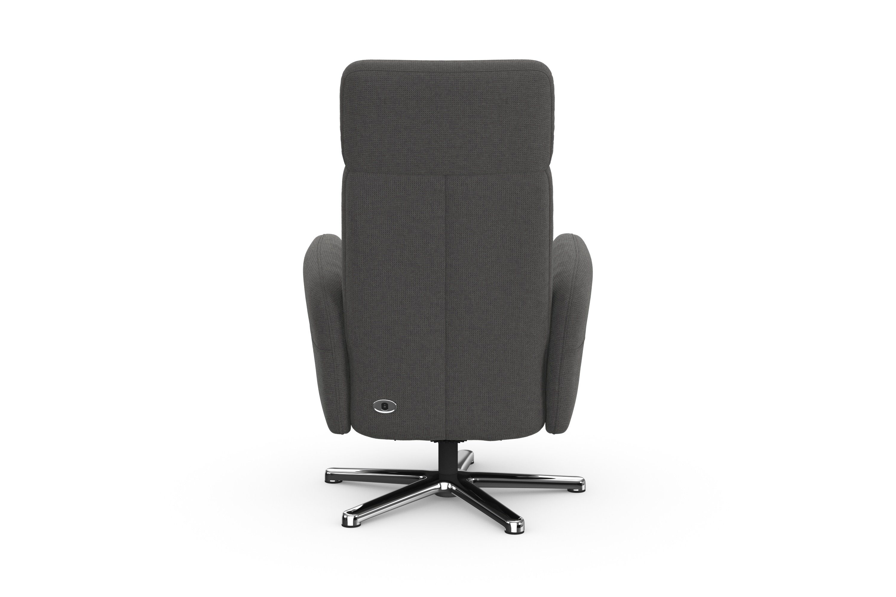 sit&more Relaxfauteuil Grenoble, incl. hoofdsteunverstelling en bekabelde afstandsbediening