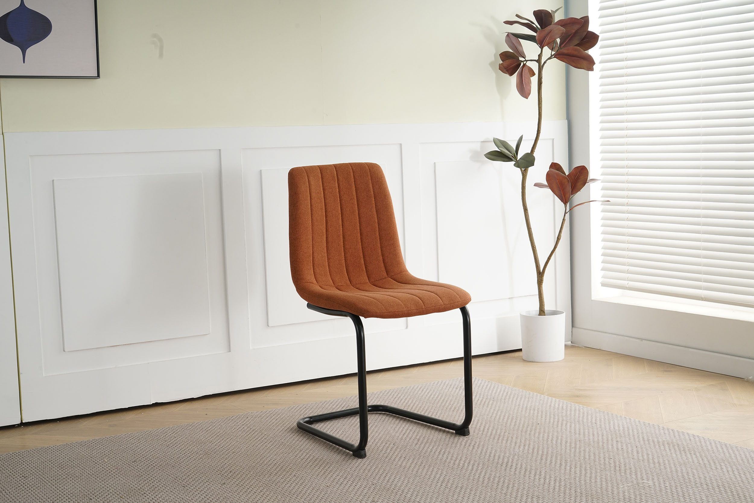 INOSIGN Vrijdragende stoel met vrijschommelend frame (set, 2 stuks)