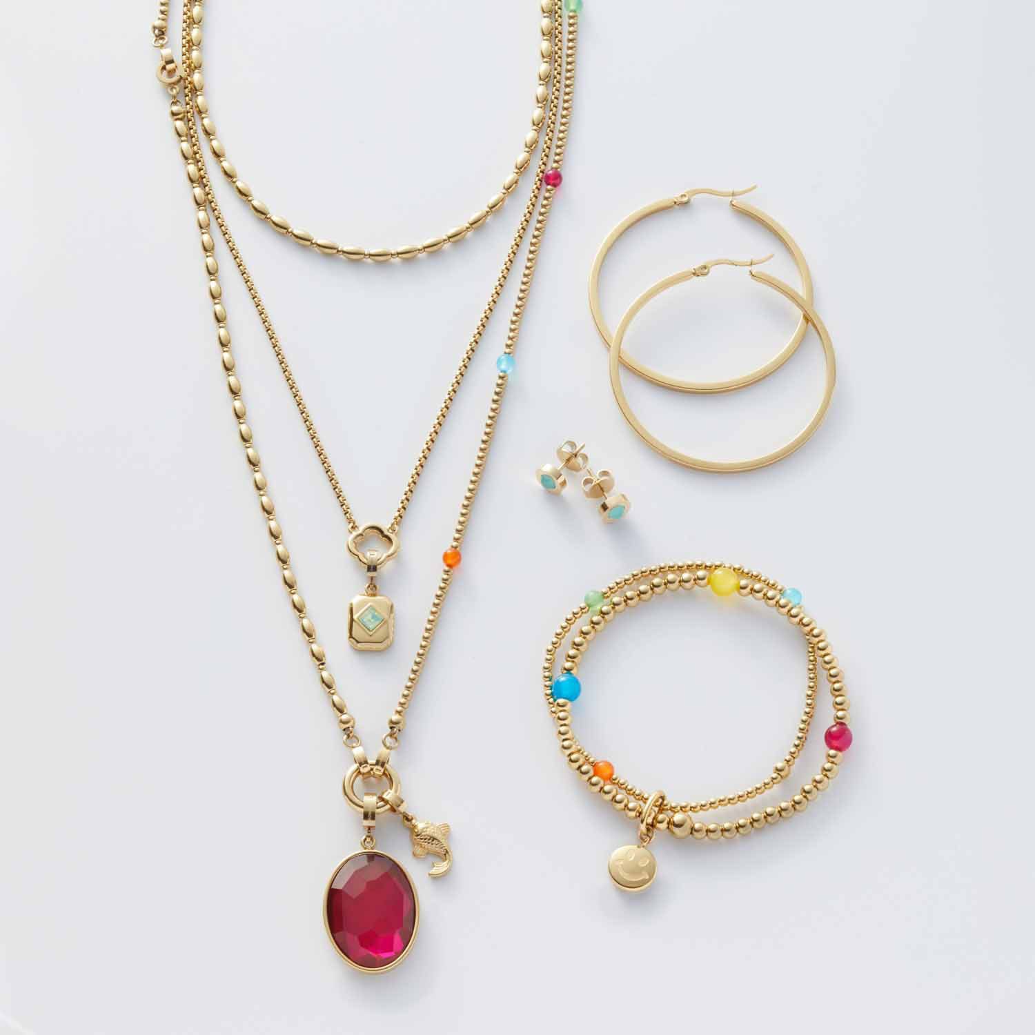 LEONARDO Bedelketting Halsketting Orlanda Clip&Mix 023734 023735