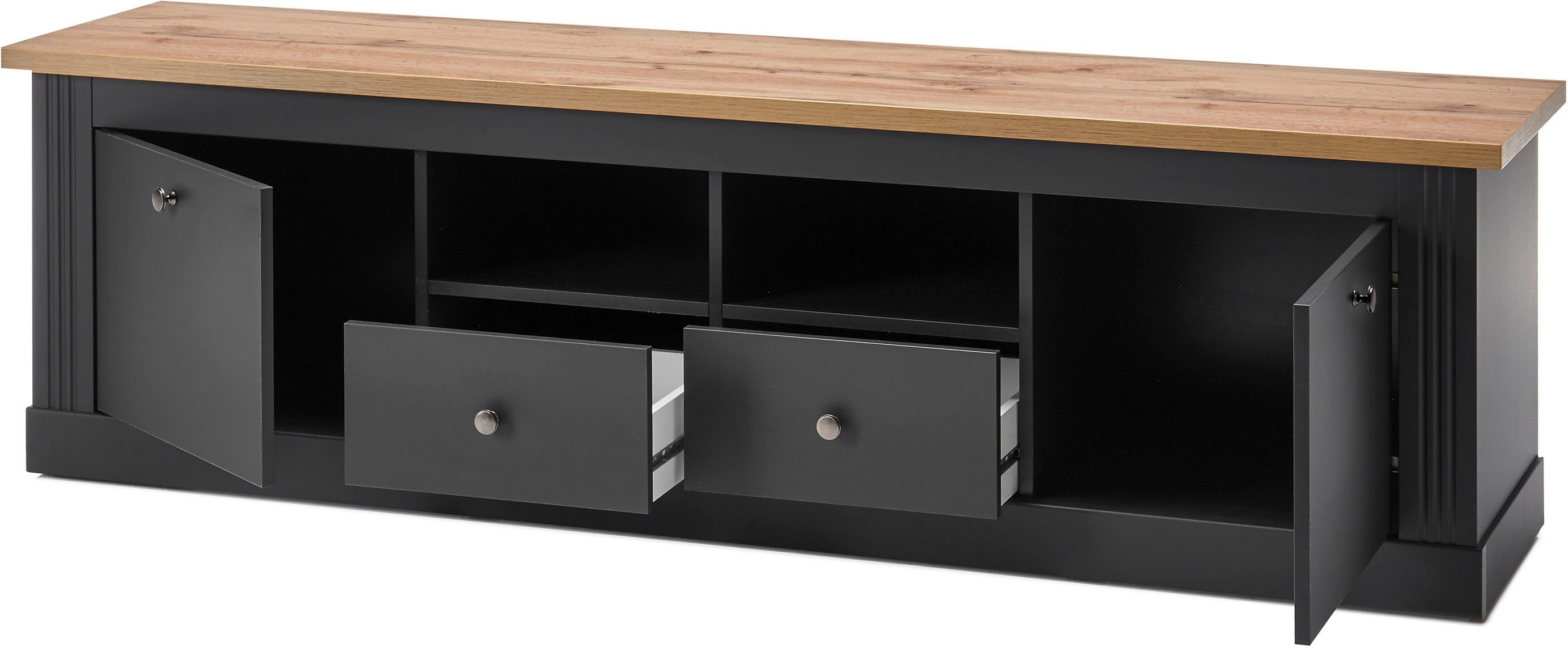 Home affaire Wandmeubel Westminster in romantische landelijke stijl (set, 4-delig)