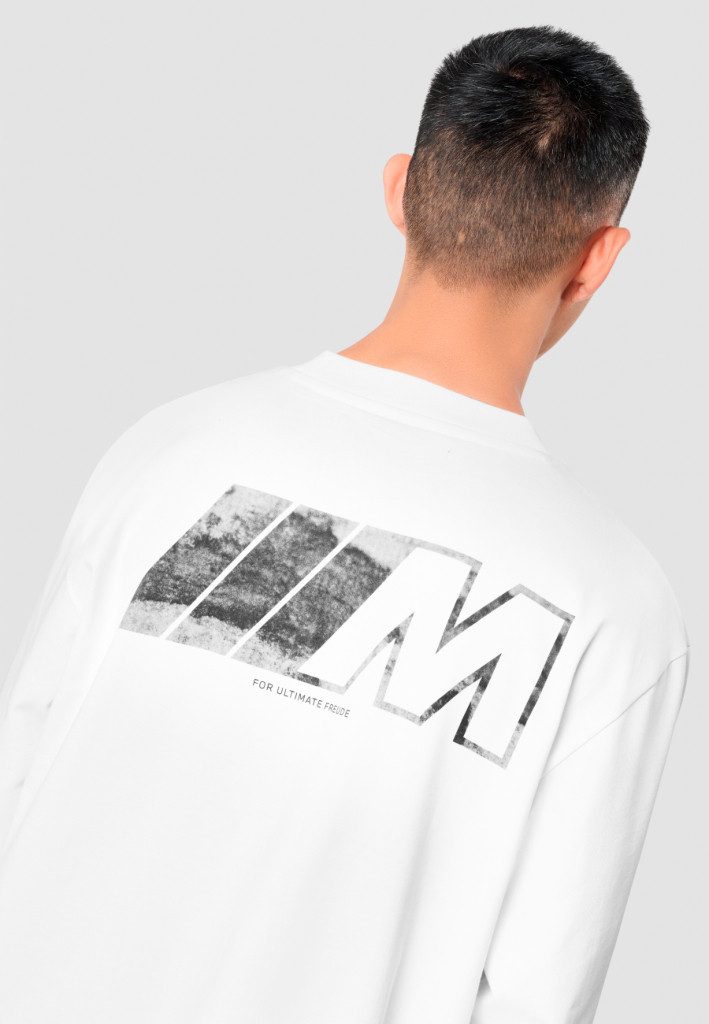 BMW Shirt met lange mouwen met geperst bmw m-logo op de borst