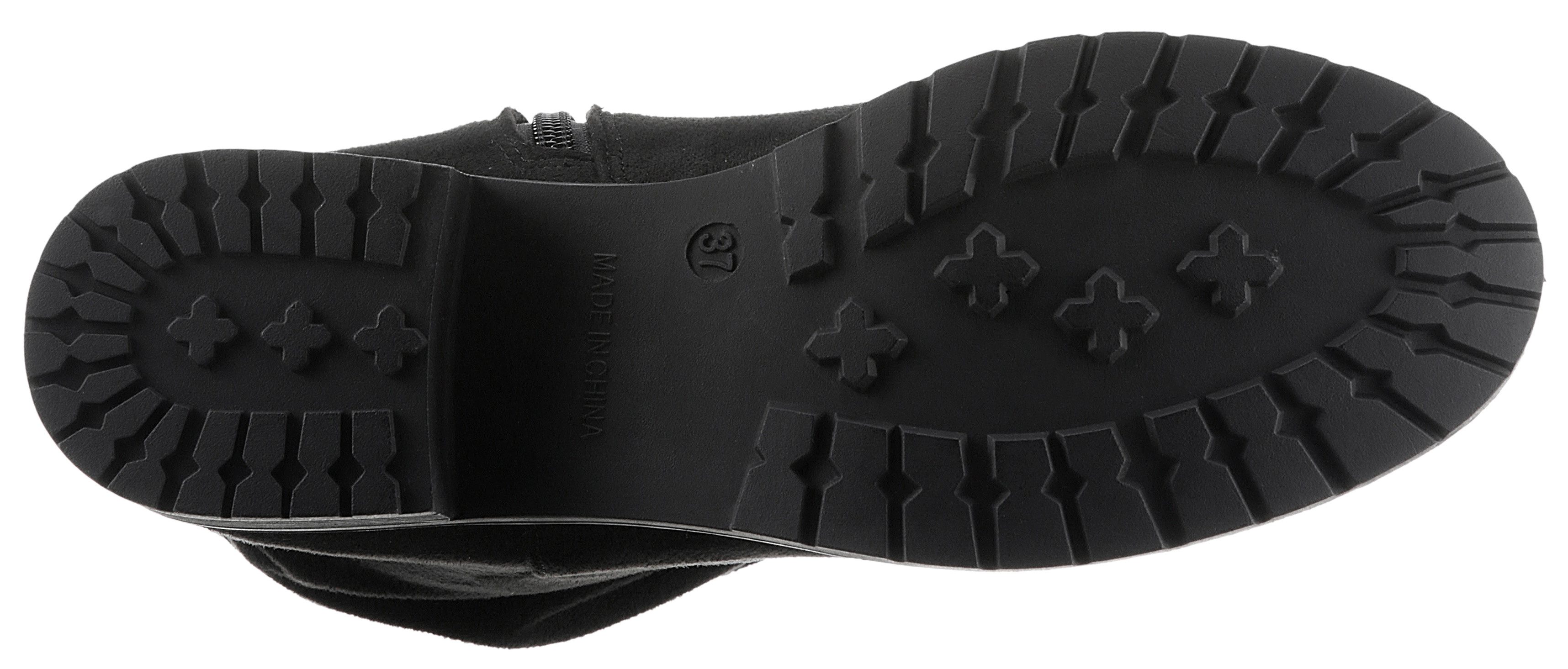 Aniston SHOES Laarzen enkellaars met slouchy schacht - nieuwe collectie, in comfortabele vorm