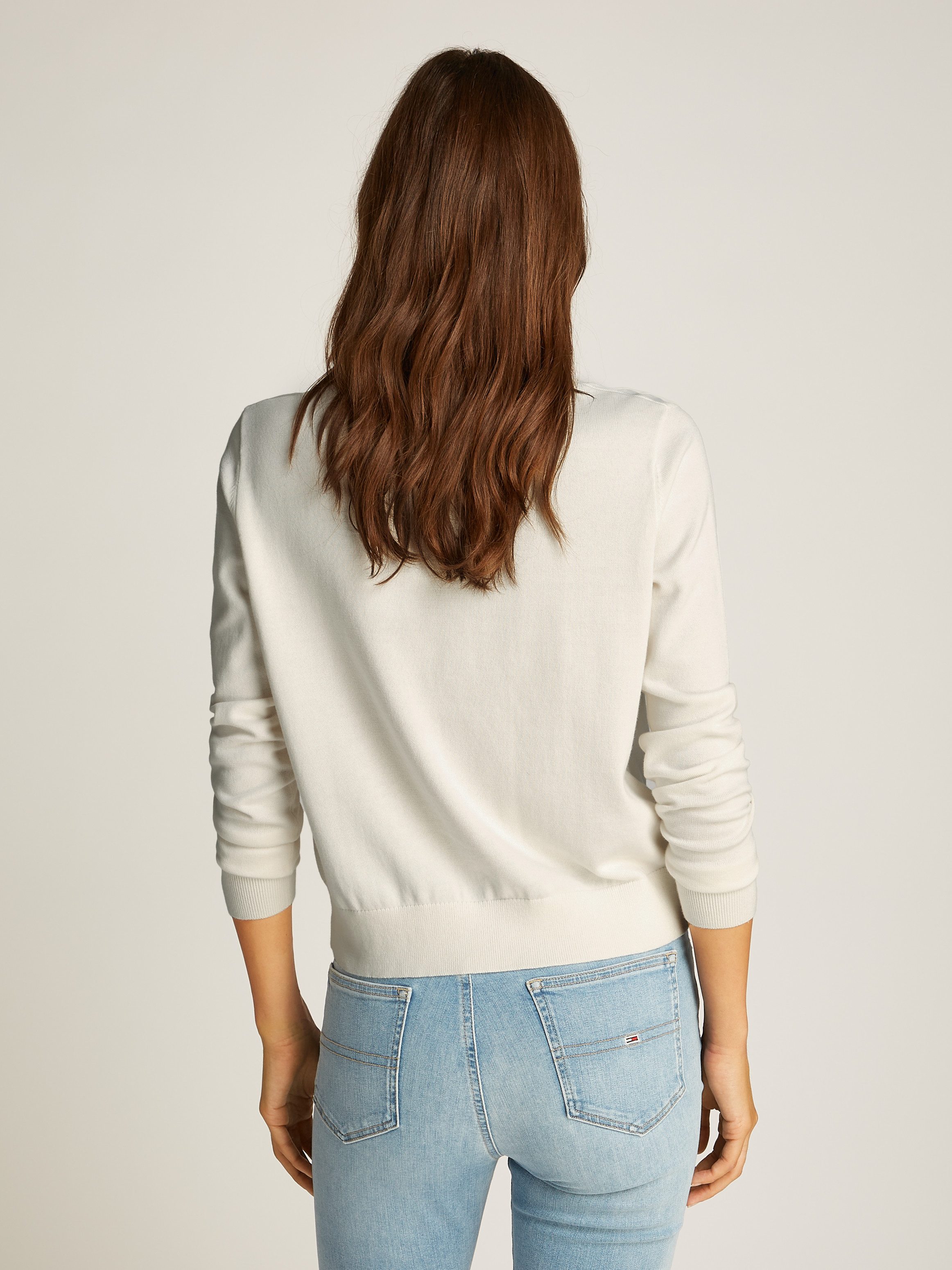 TOMMY JEANS Gebreide trui TJW ESSENTIAL CREW SWEATER EXT