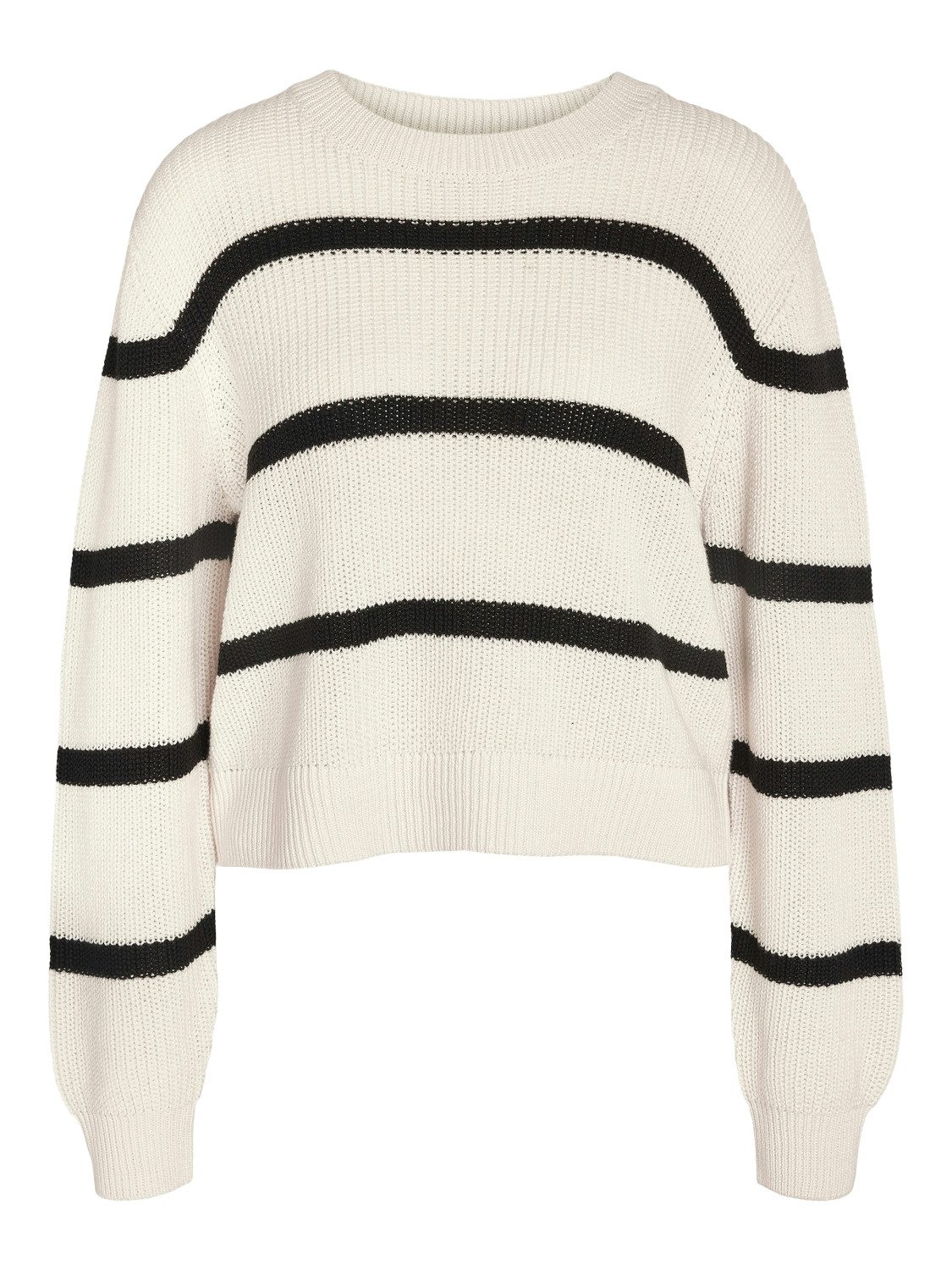 Noisy may Gebreide trui NMMAYSA L/S STRIPE O-NECK KNIT NOOS