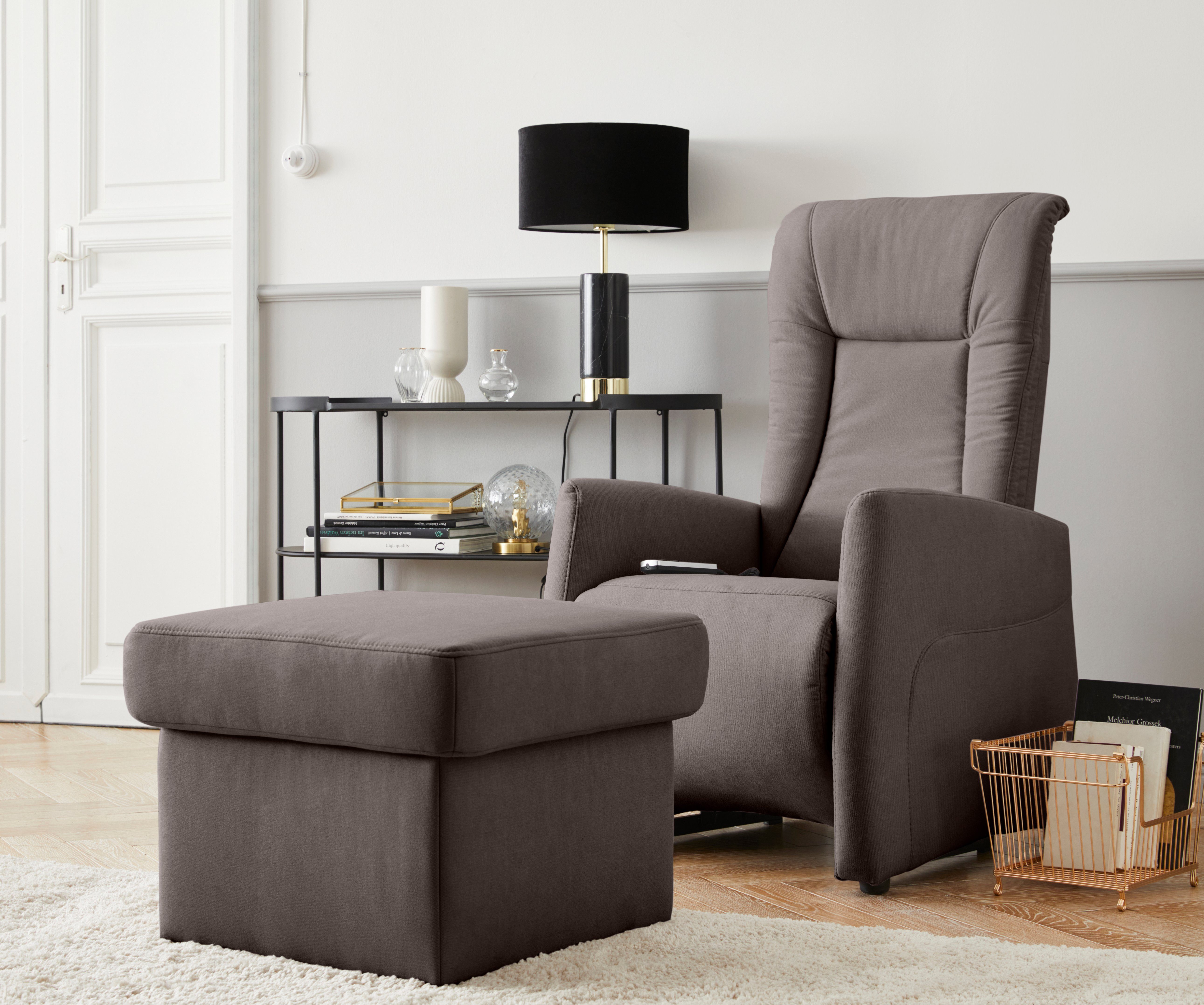sit&more Relaxfauteuil MELISSA naar keuze elektrisch of handmatig verstelbaar, optioneel opstahulp