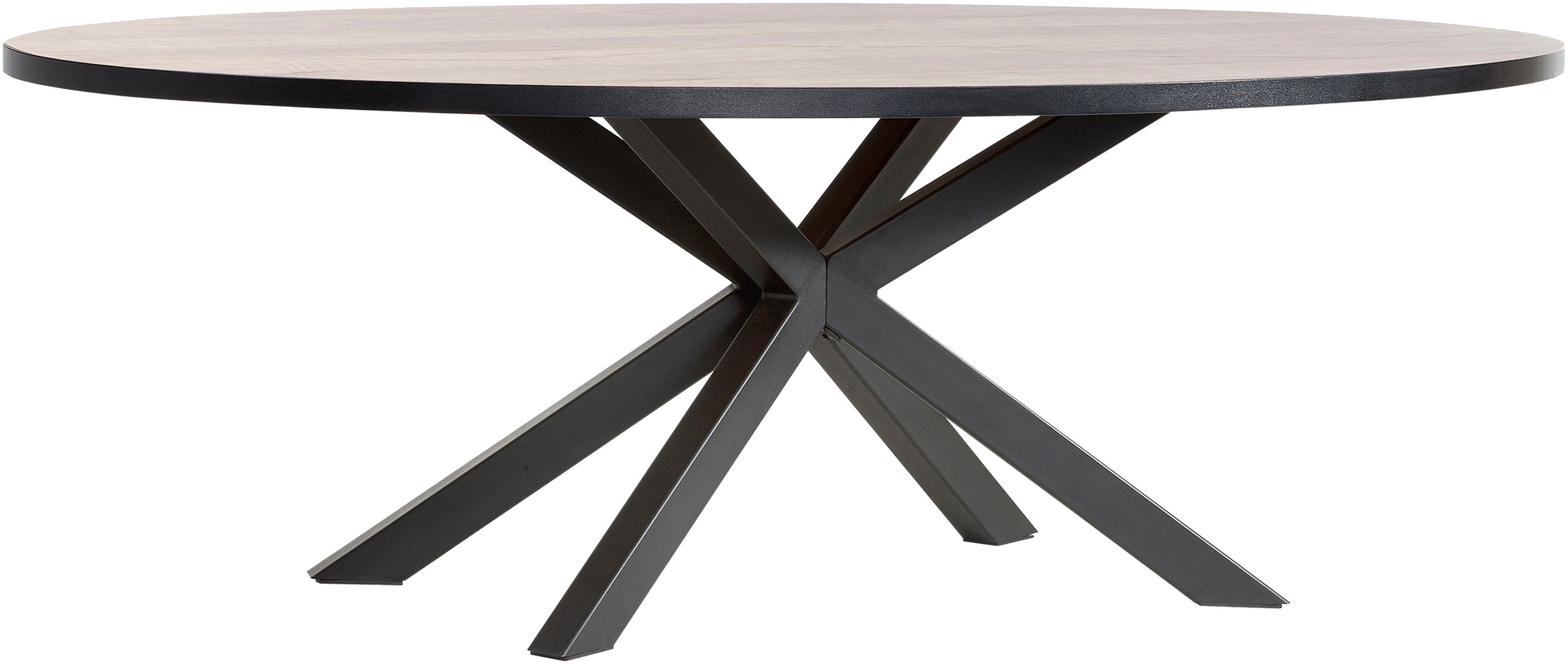 OTTO OMG Design Eettafel Scarlet moderne bootsvorm (ovaal), breedte 200 cm eettafels beige