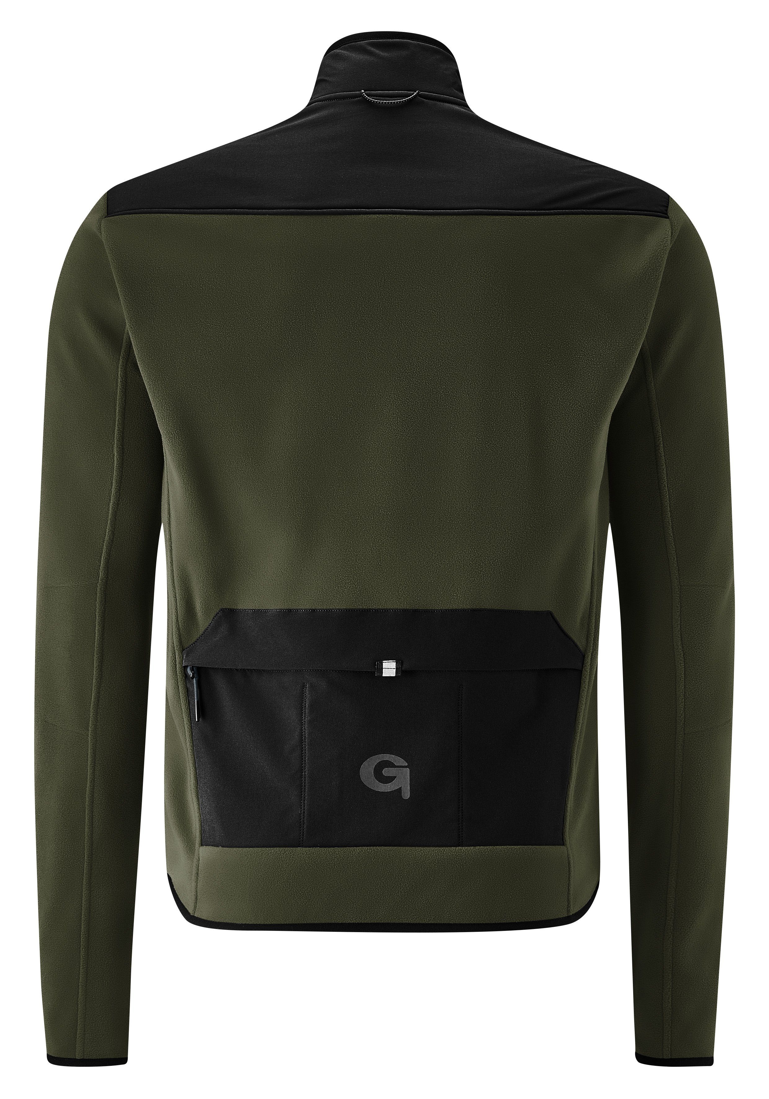 Gonso Fietsshirt Adventure jersey fleece M Heren fietstrui met lange mouwen, zacht fleece-materiaal, full-zip trui