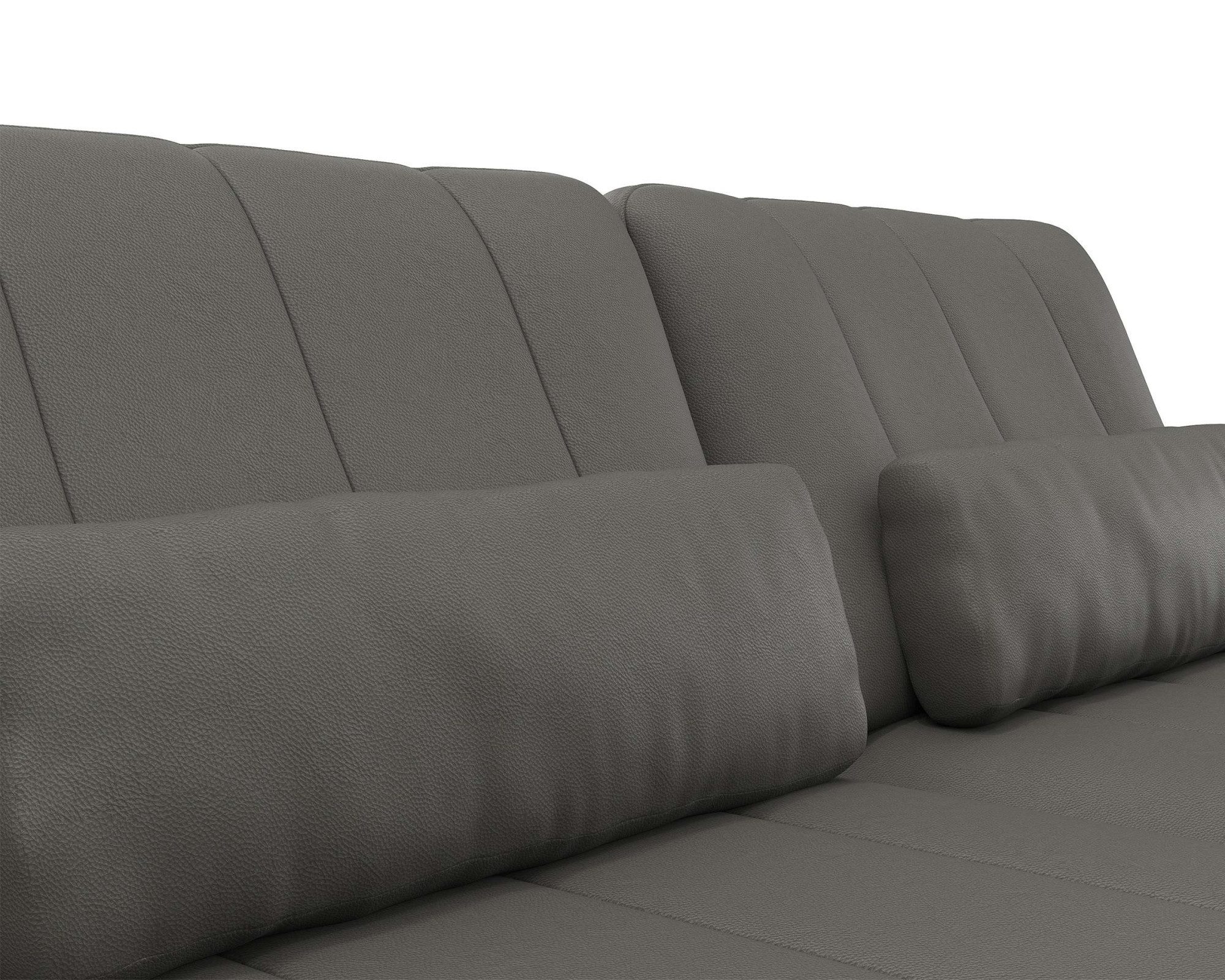 FLEXLUX 3-zitsbank Tropea multifunctionele bank, designbank, relaxfunctie, tv-bank, met armleuningverstelling en zitdiepteverstelling, breedte 252 cm