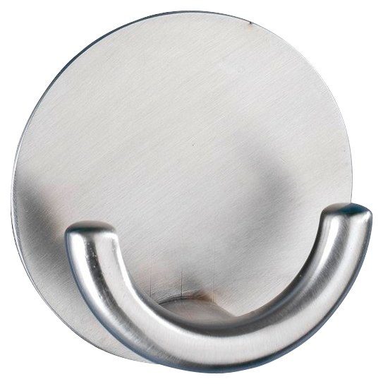 WENKO Wandhaak Rondo Edelstaal, zelfklevend, roestvrij (set, 4 stuks)