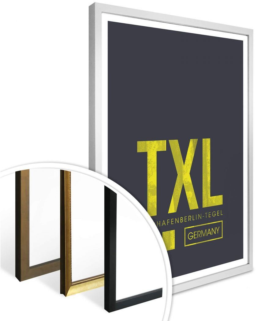 Wall-Art Poster Artprint TXL luchthaven Berlijn (1 stuk)