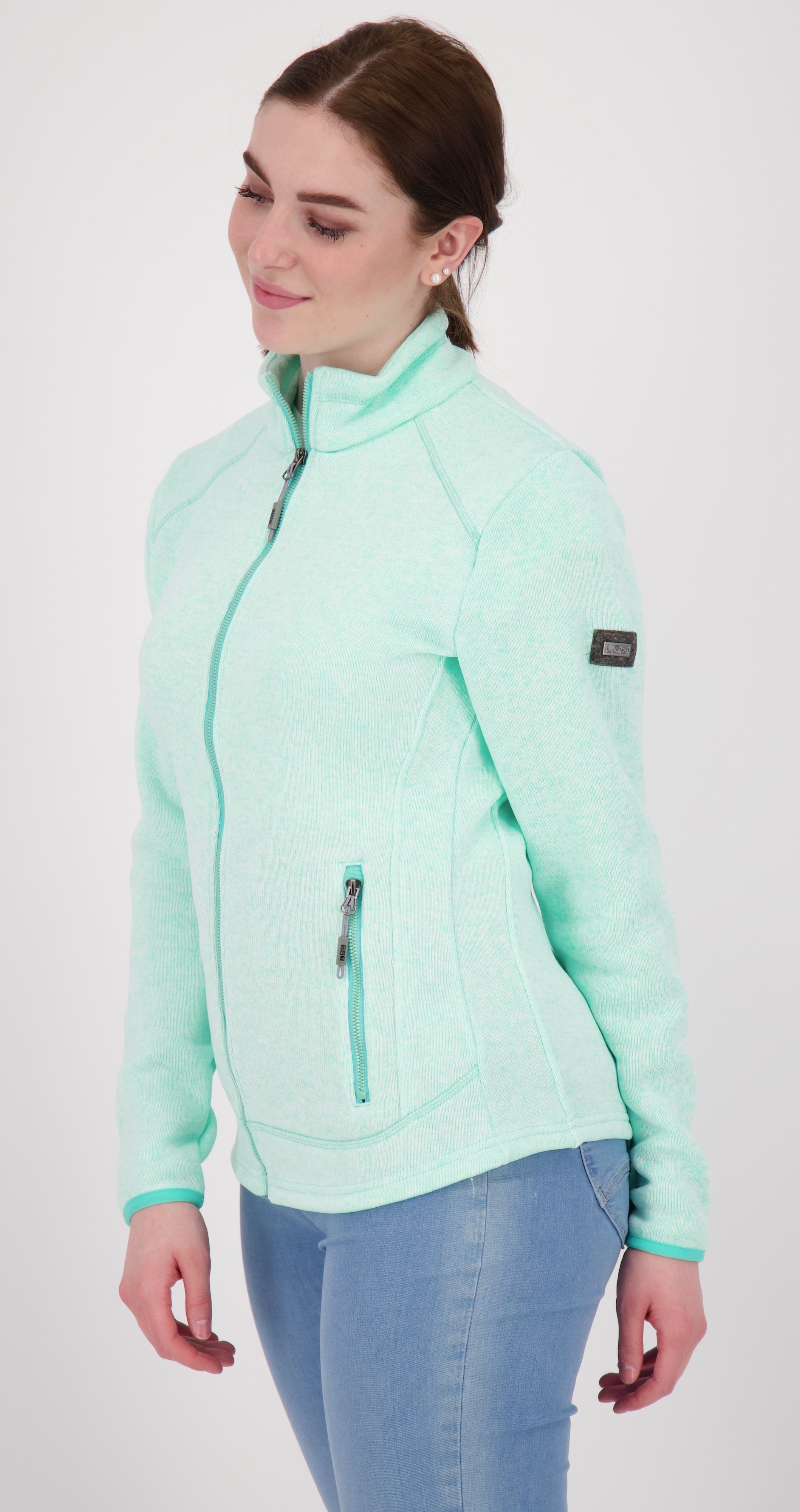 DEPROC Active Gebreid fleecejack KIRKVALE X WOMEN