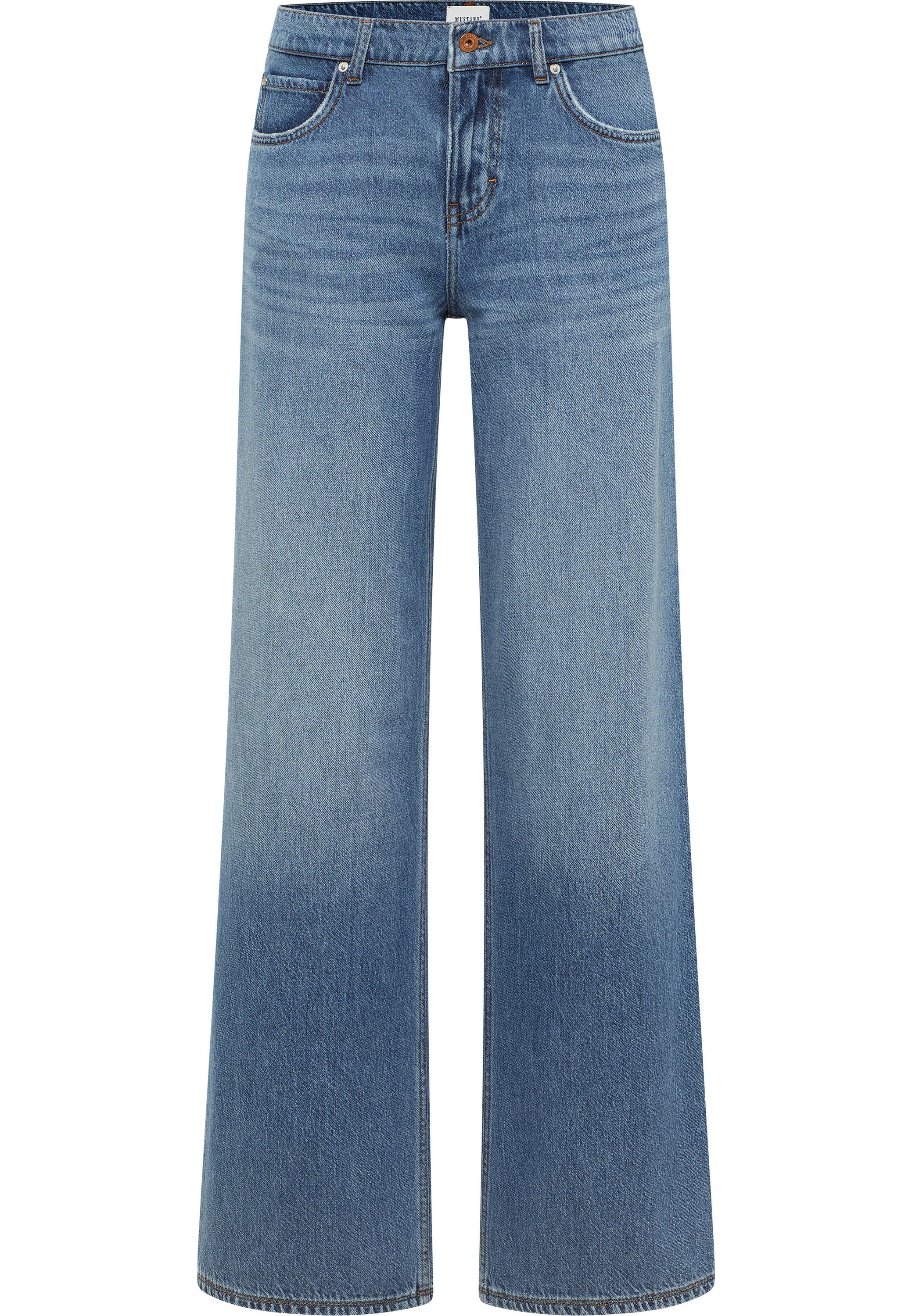 MUSTANG Wijde jeans Dames stijl Medley brede pijp